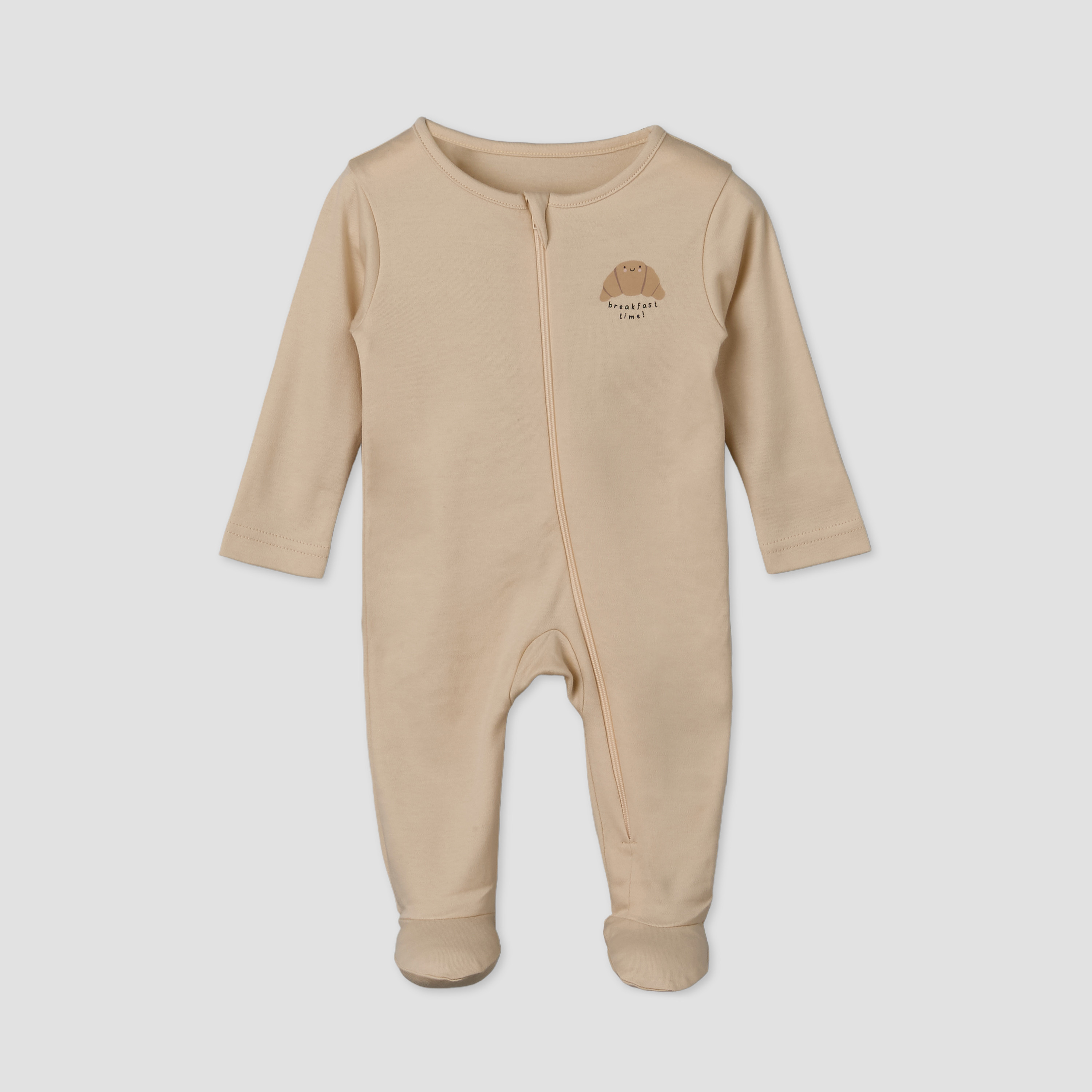 Set of 5 Juniors Cotton Crew Neck Long Sleeves Sleepsuit with Print-baby-boys-clothing-nightwear-sleepsuits-image-2