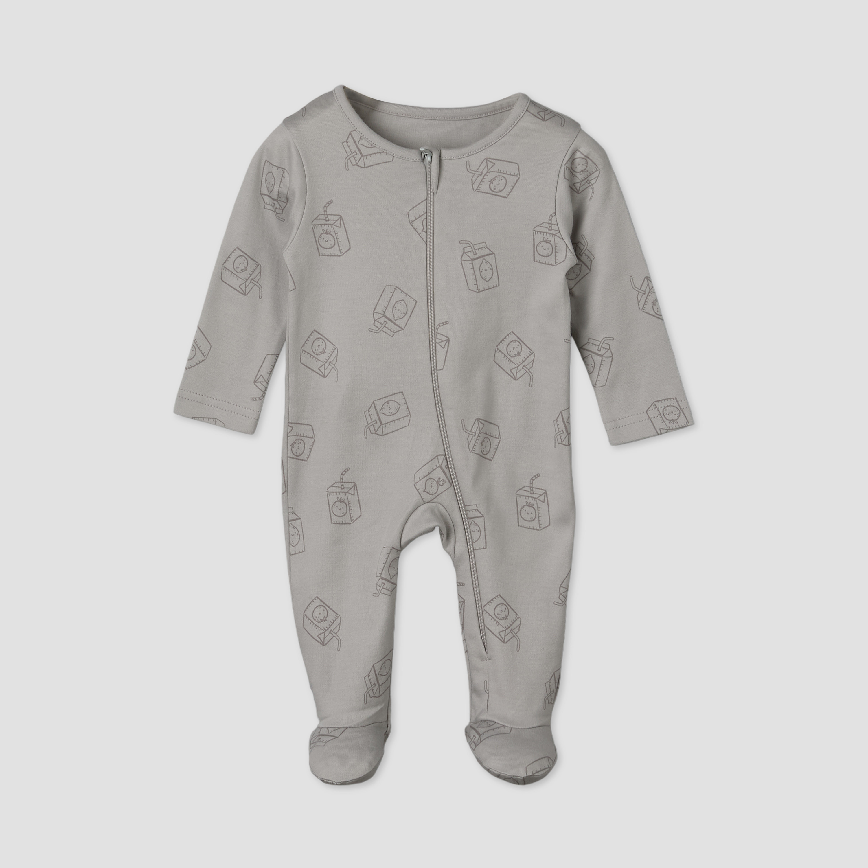 Set of 5 Juniors Cotton Crew Neck Long Sleeves Sleepsuit with Print-baby-boys-clothing-nightwear-sleepsuits-image-5