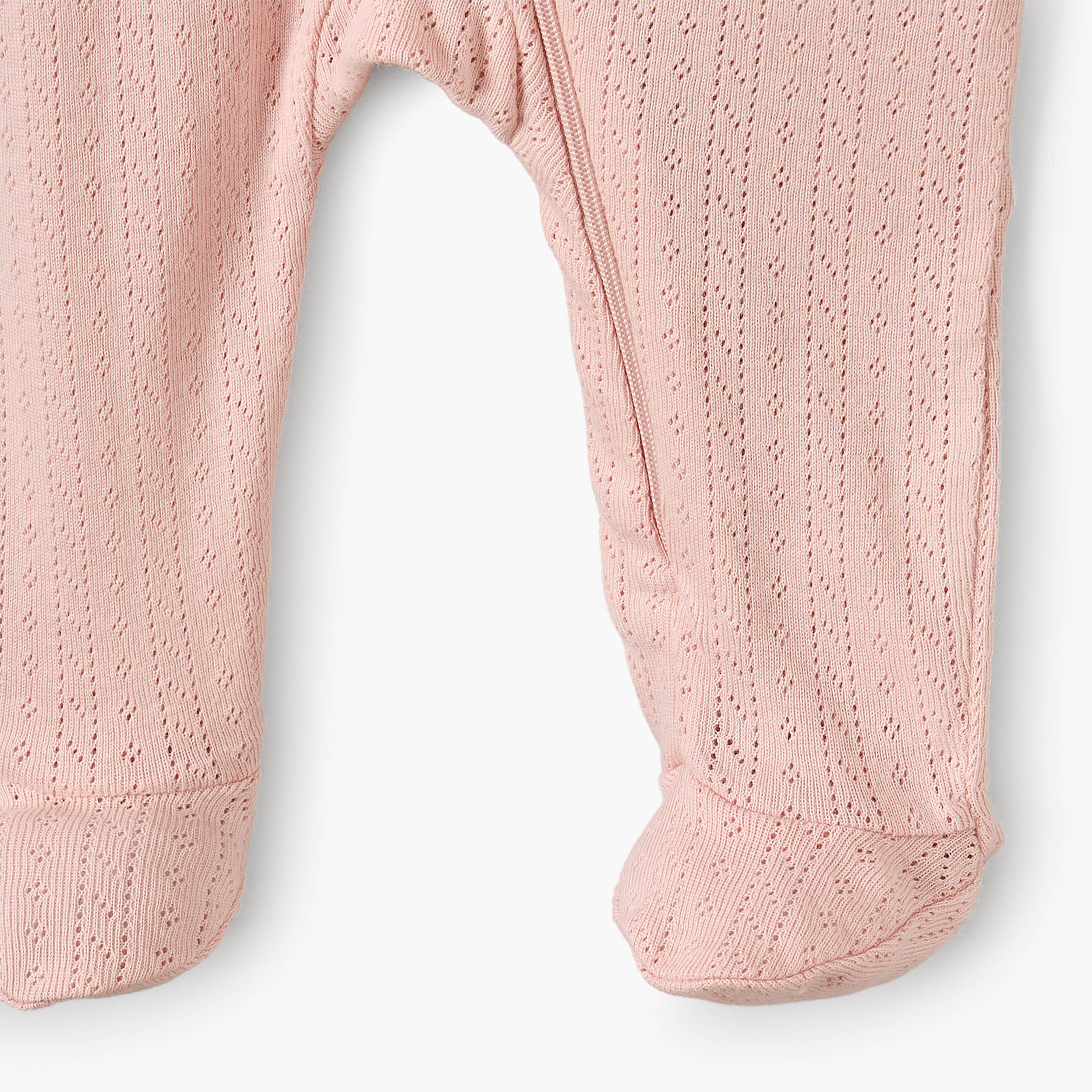 طقم بدلة نوم قطن برقبة مستديرة وأكمام طويلة وسحاب إغلاق 5 قطع من جونيورز-baby-girls-clothing-nightwear-sleepsuits-image-10