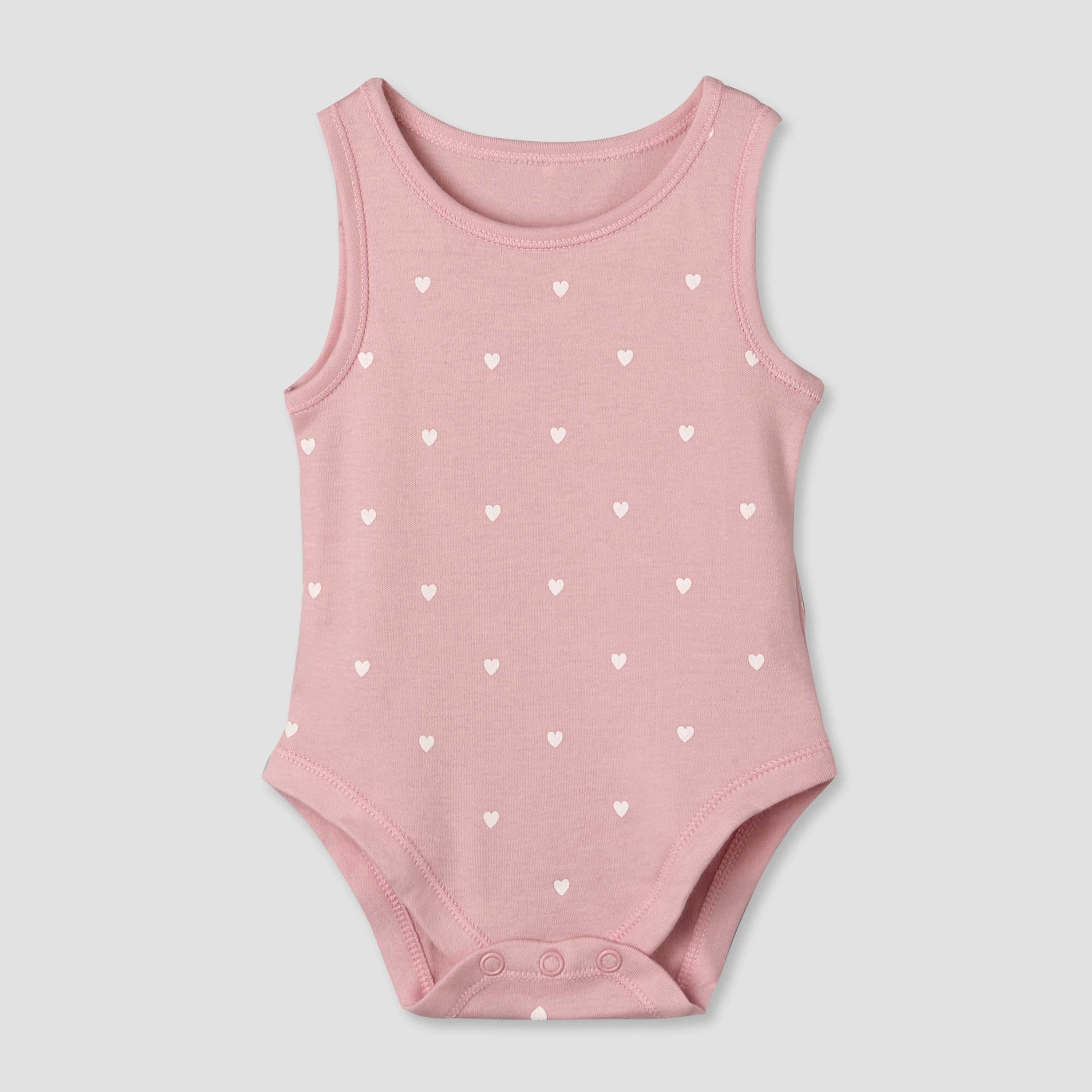 Pack of 5 Juniors Cotton Sleeveless Bodysuit with Fun Print-baby-girls-clothing-bodysuits-image-2