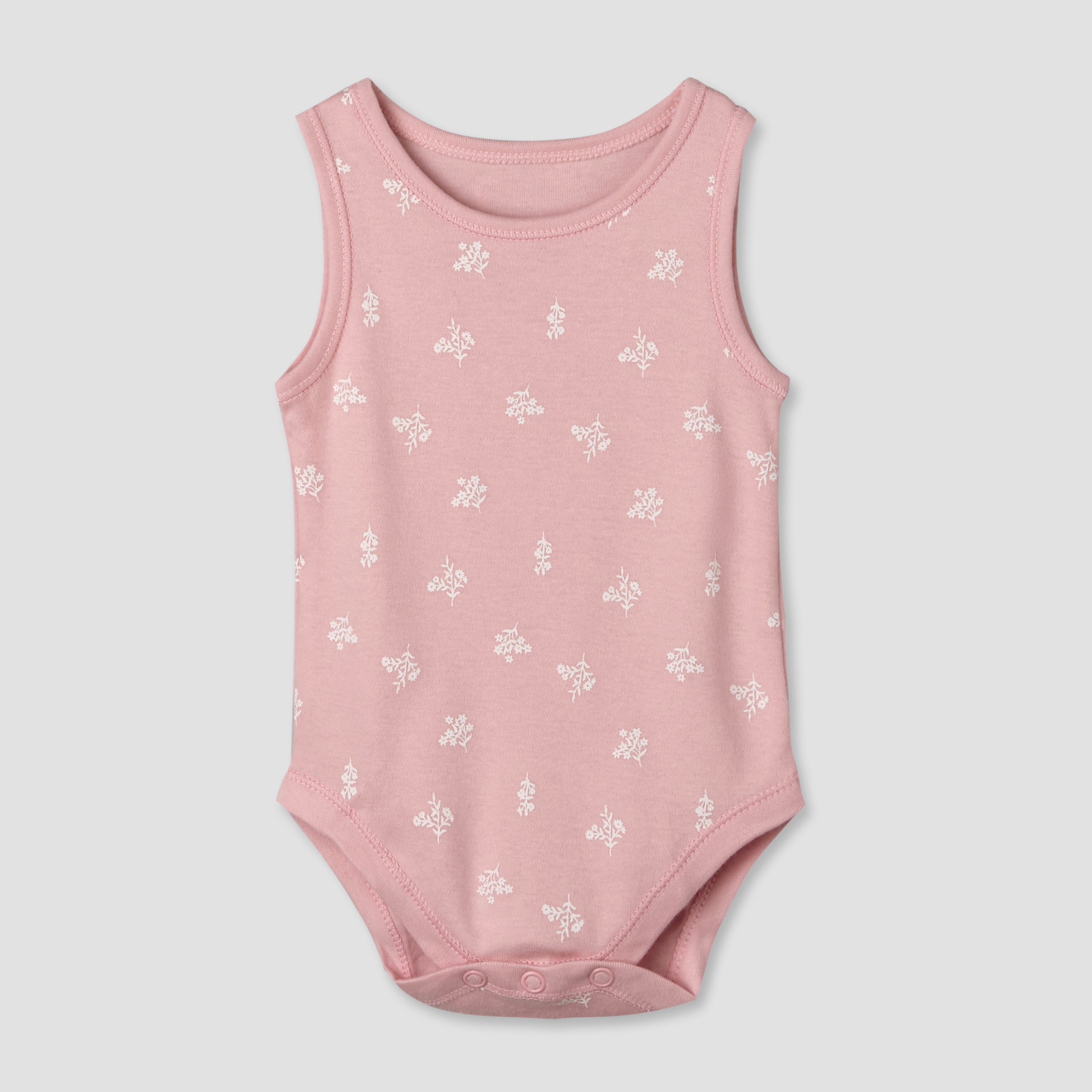 Pack of 5 Juniors Cotton Sleeveless Bodysuit with Fun Print-baby-girls-clothing-bodysuits-image-4