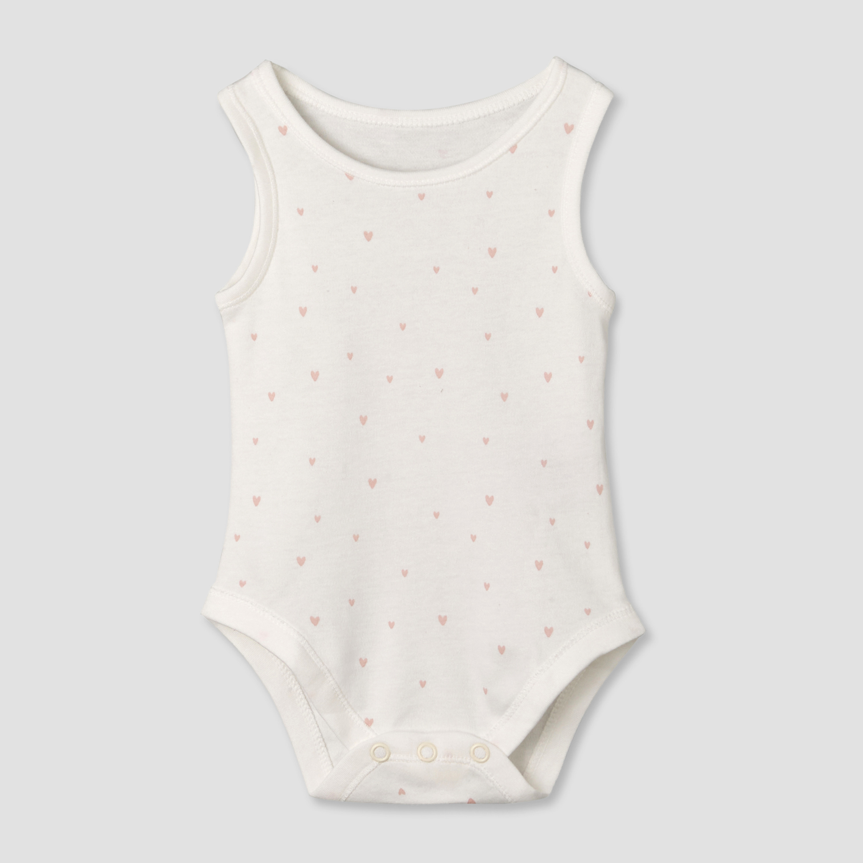 Pack of 5 Juniors Cotton Sleeveless Bodysuit with Fun Print-baby-girls-clothing-bodysuits-image-5