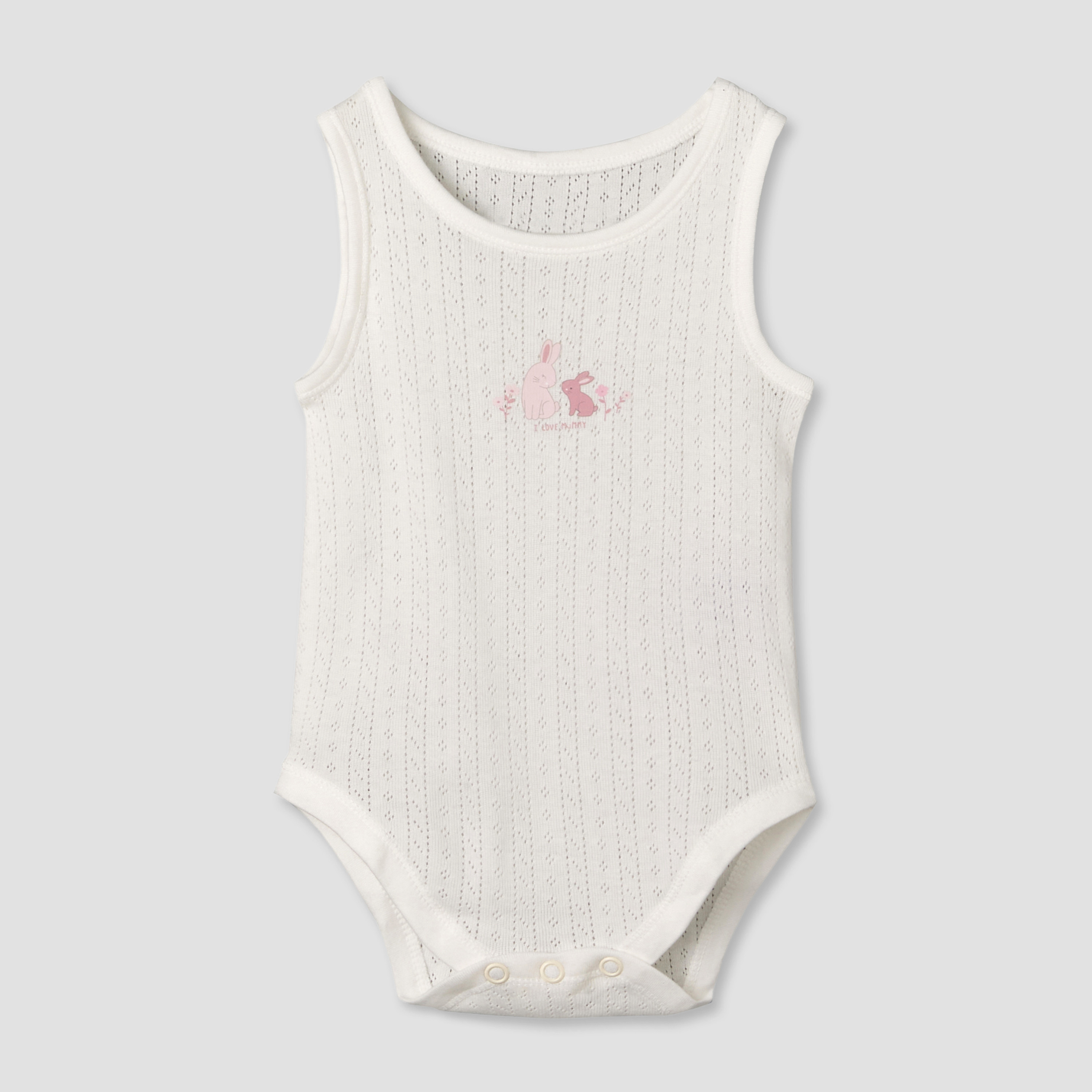 Pack of 5 Juniors Cotton Sleeveless Bodysuit with Fun Print-baby-girls-clothing-bodysuits-image-6