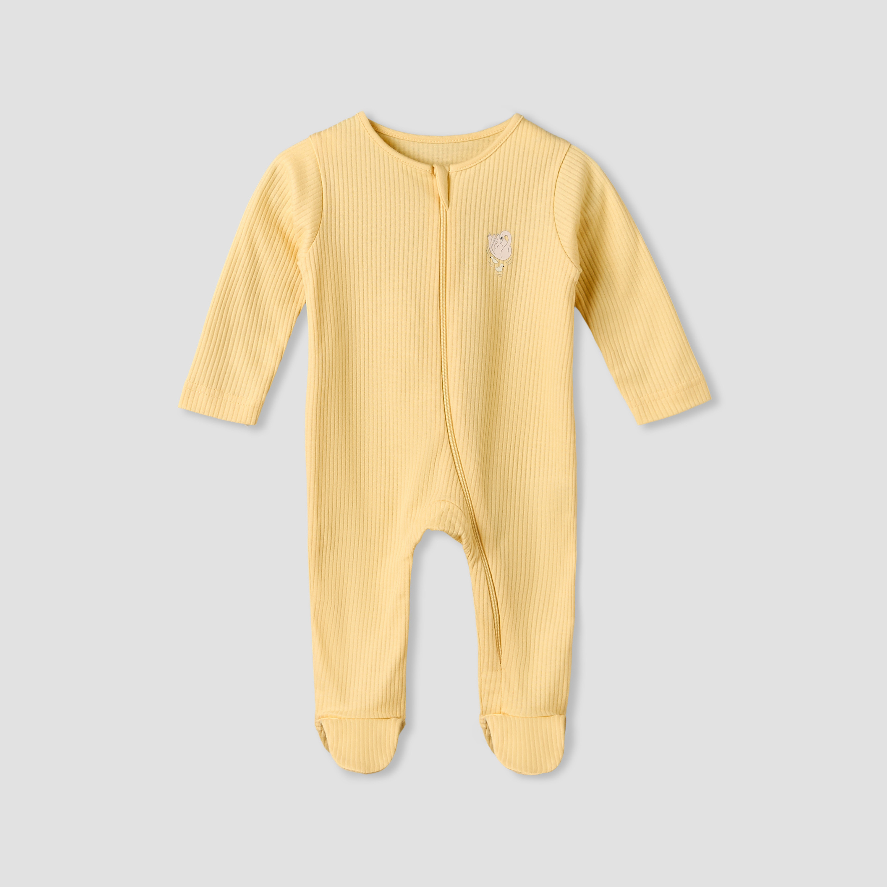طقم بدلات نوم قطن بأكمام طويلة ورقبة مستديرة وسحاب إغلاق 5 قطع من جونيورز-baby-boys-clothing-nightwear-sleepsuits-image-3