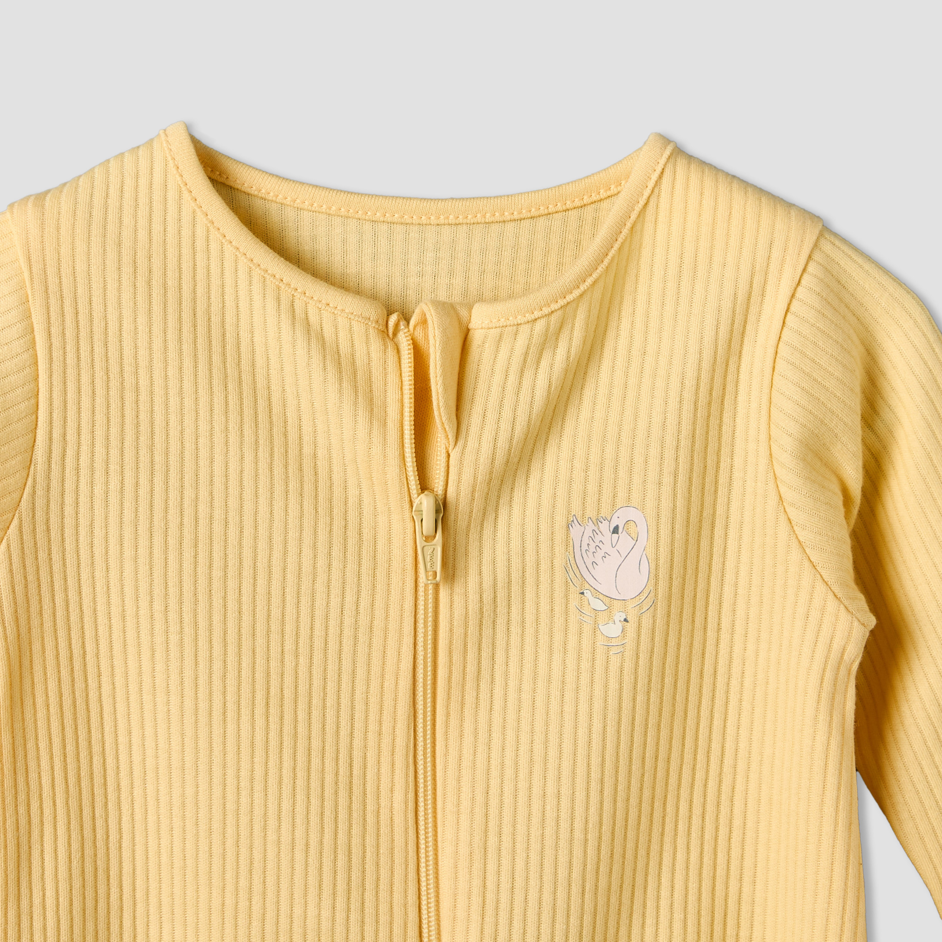 طقم بدلات نوم قطن بأكمام طويلة ورقبة مستديرة وسحاب إغلاق 5 قطع من جونيورز-baby-boys-clothing-nightwear-sleepsuits-image-7