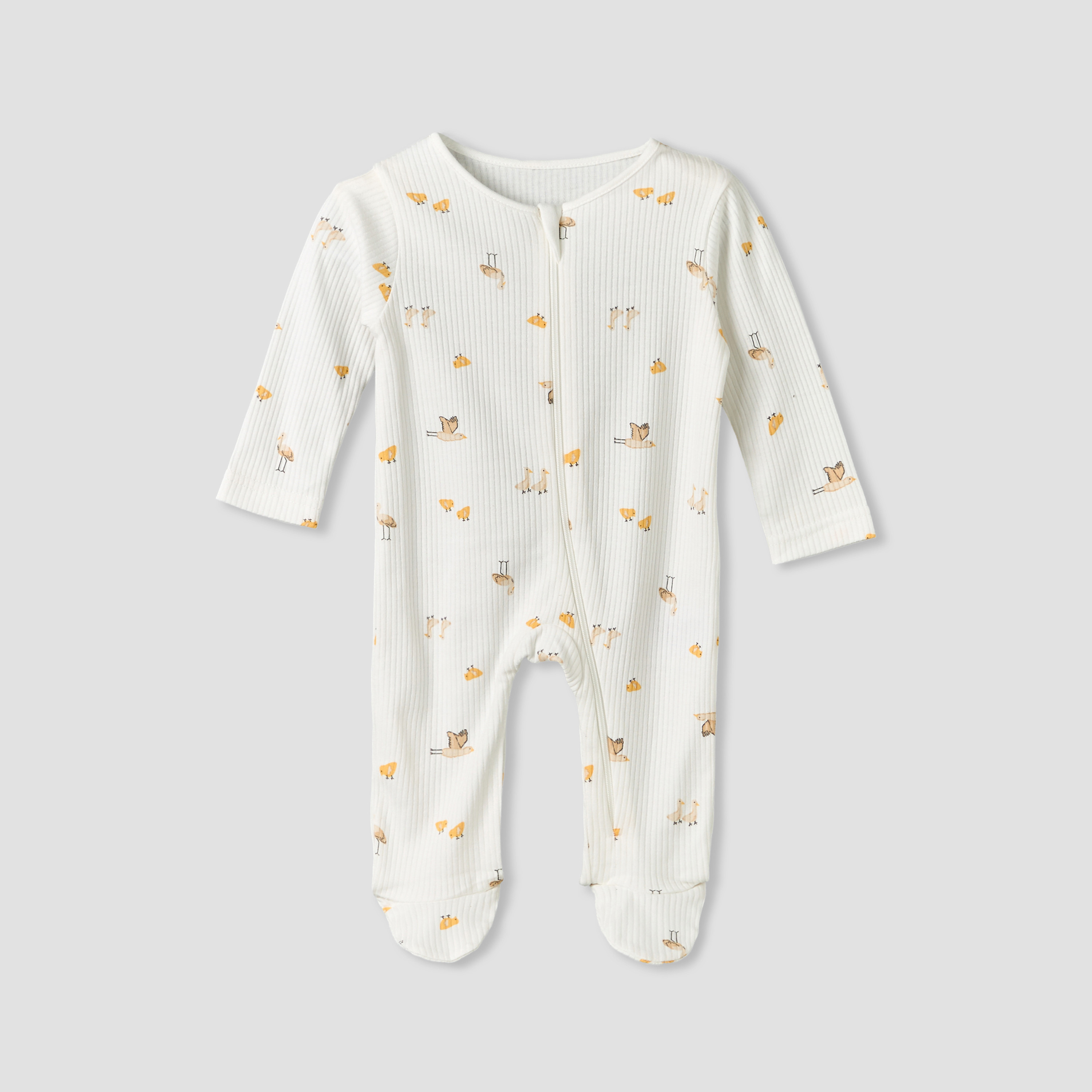 طقم بدلات نوم قطن بأكمام طويلة ورقبة مستديرة وسحاب إغلاق 5 قطع من جونيورز-baby-boys-clothing-nightwear-sleepsuits-image-12