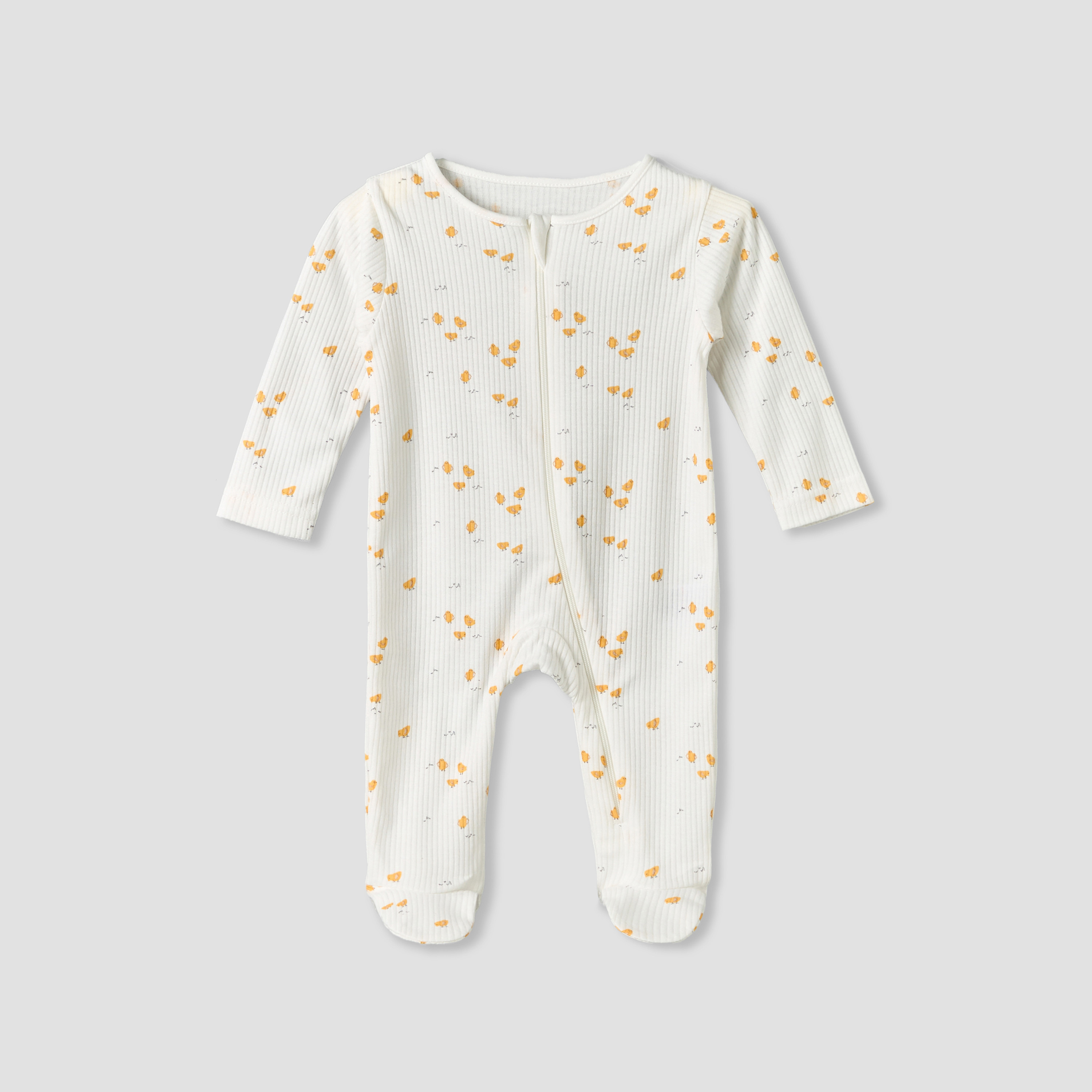 طقم بدلات نوم قطن بأكمام طويلة ورقبة مستديرة وسحاب إغلاق 5 قطع من جونيورز-baby-boys-clothing-nightwear-sleepsuits-image-13