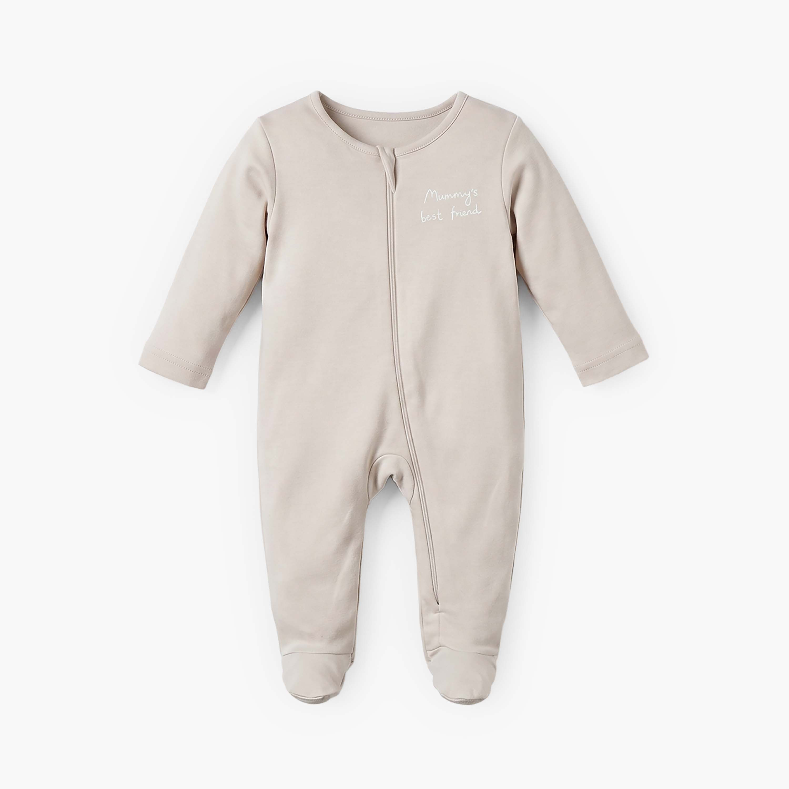 طقم بدلة نوم قطن برقبة مستديرة وأكمام طويلة وسحاب إغلاق 5 قطع من جونيورز-baby-boys-clothing-nightwear-sleepsuits-image-7