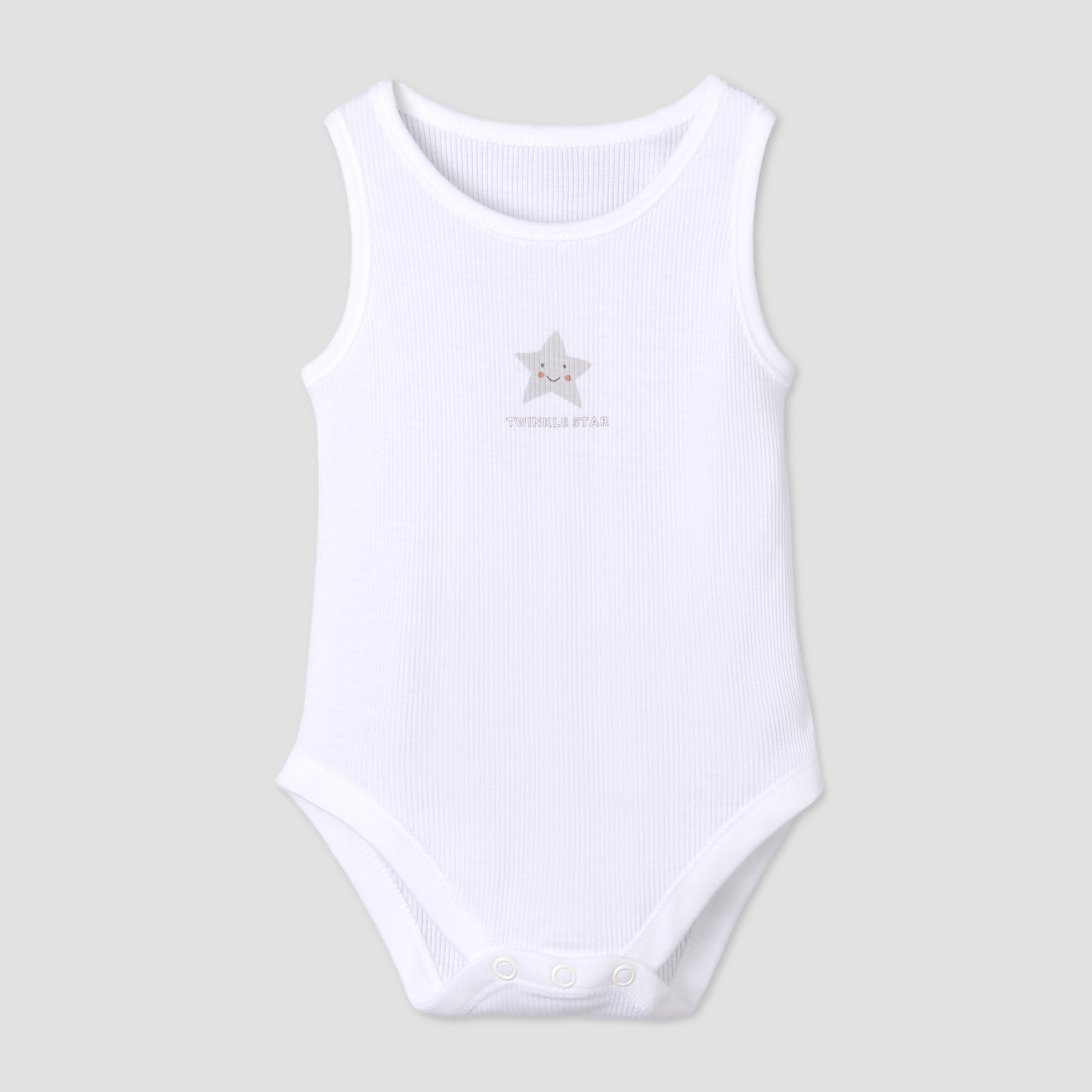 Pack of 7 Juniors Round Neck Sleeveless Bodysuit with Fun Print-baby-boys-clothing-bodysuits-image-8