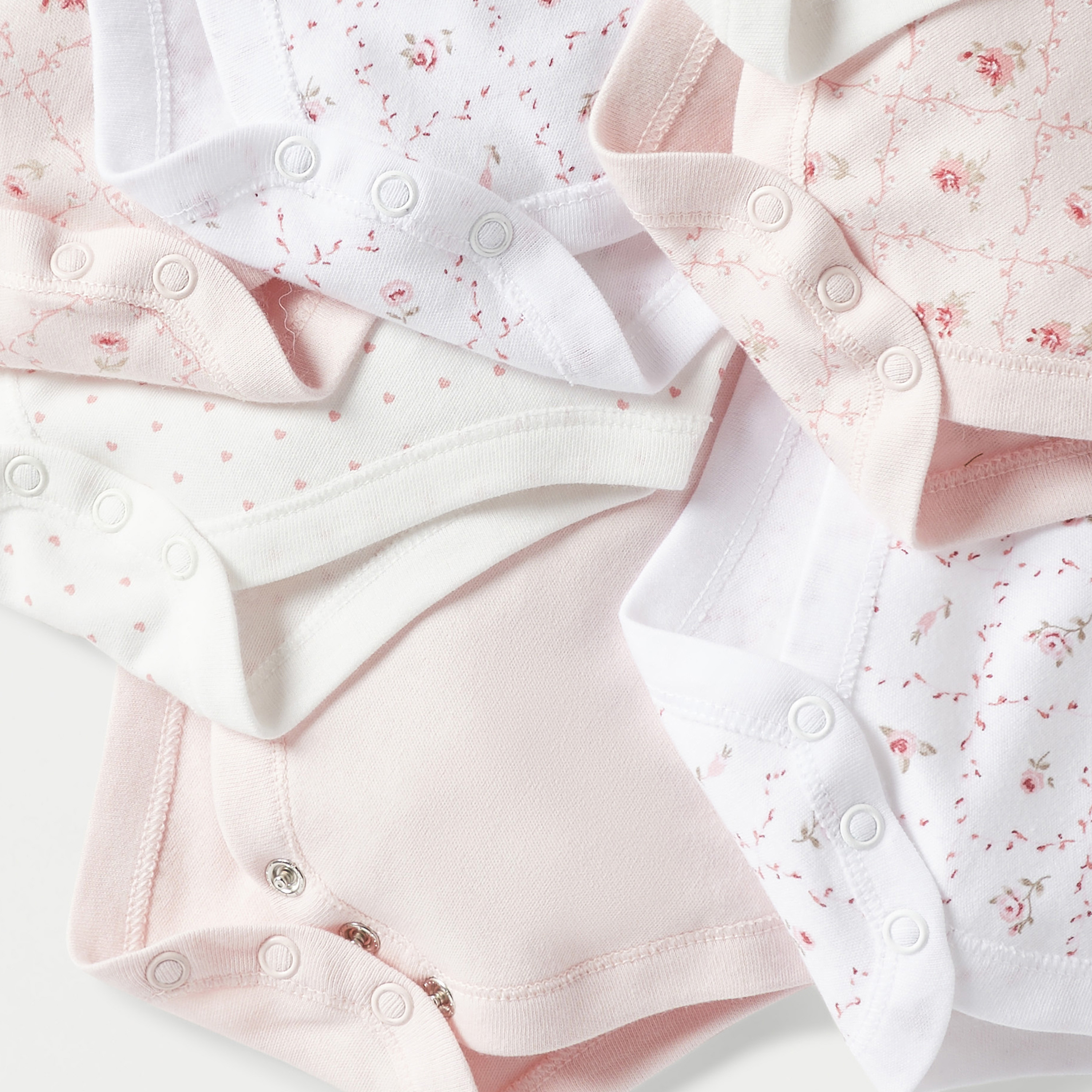 بودي سوت دون أكمام بطبعات من جونيورز - طقم من 7 قطع-baby-girls-clothing-bodysuits-image-5