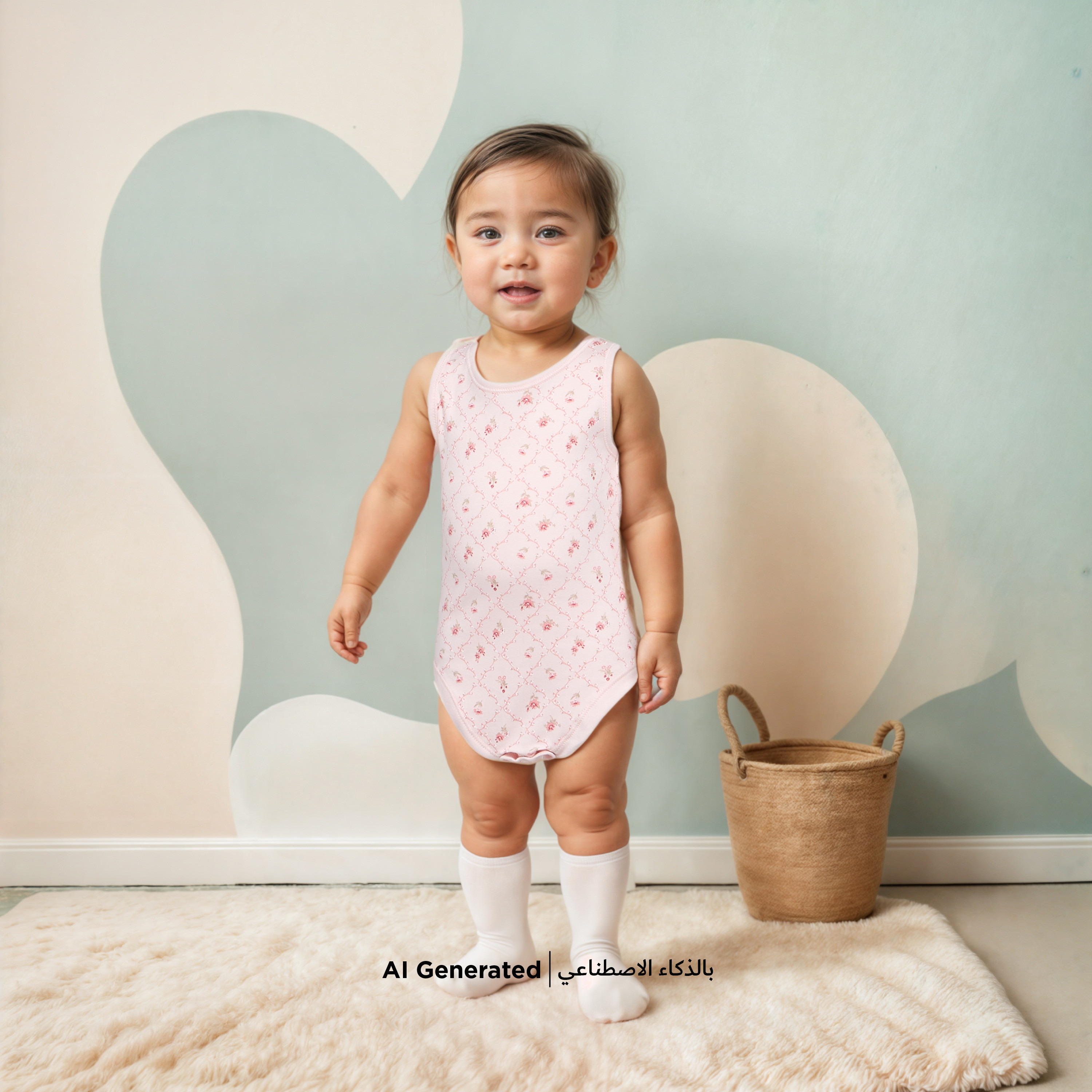 بودي سوت دون أكمام بطبعات من جونيورز - طقم من 7 قطع-baby-girls-clothing-bodysuits-image-6