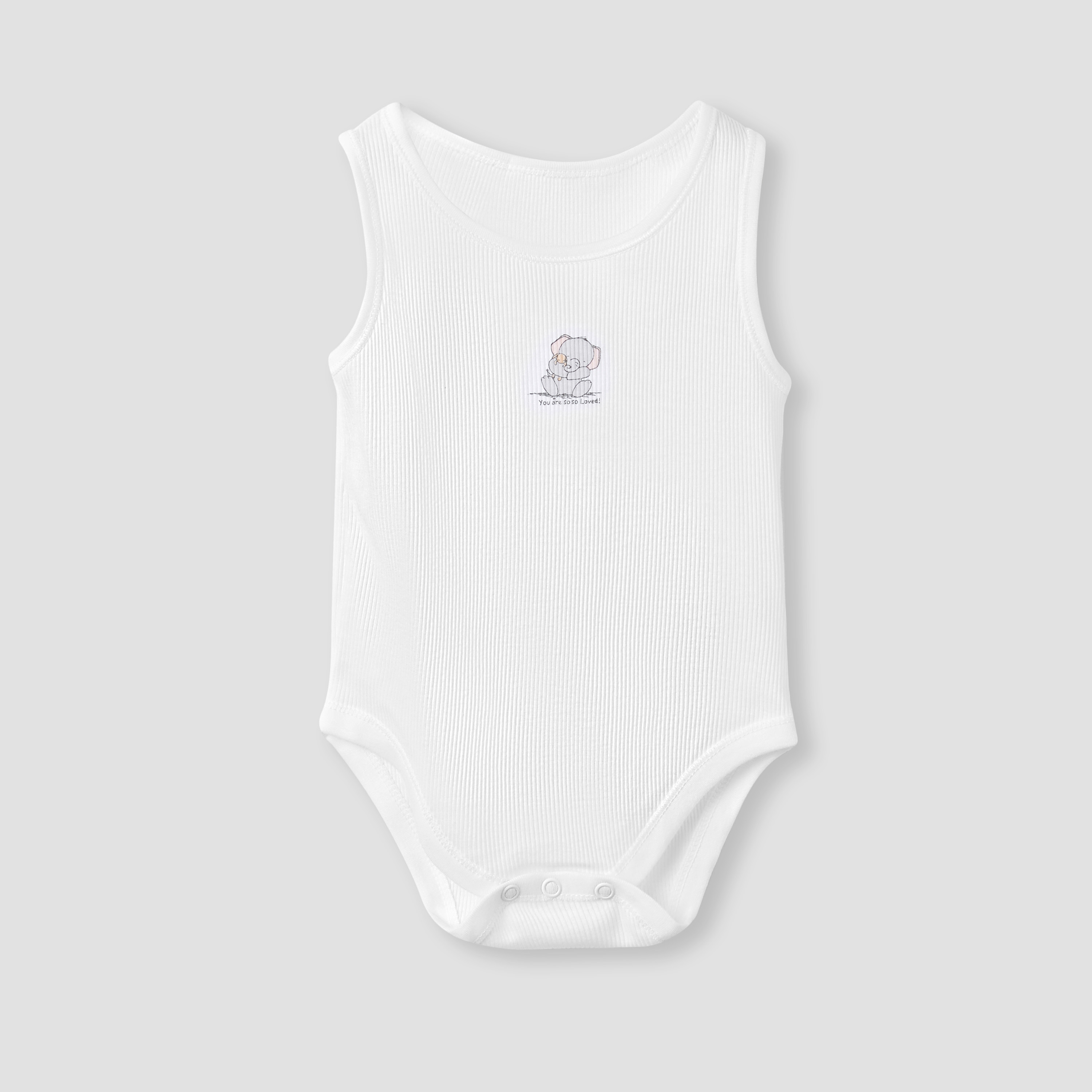 Juniors Elephant Print Sleeveless Bodysuit - Set of 7-baby-boys-clothing-multipacks-image-2