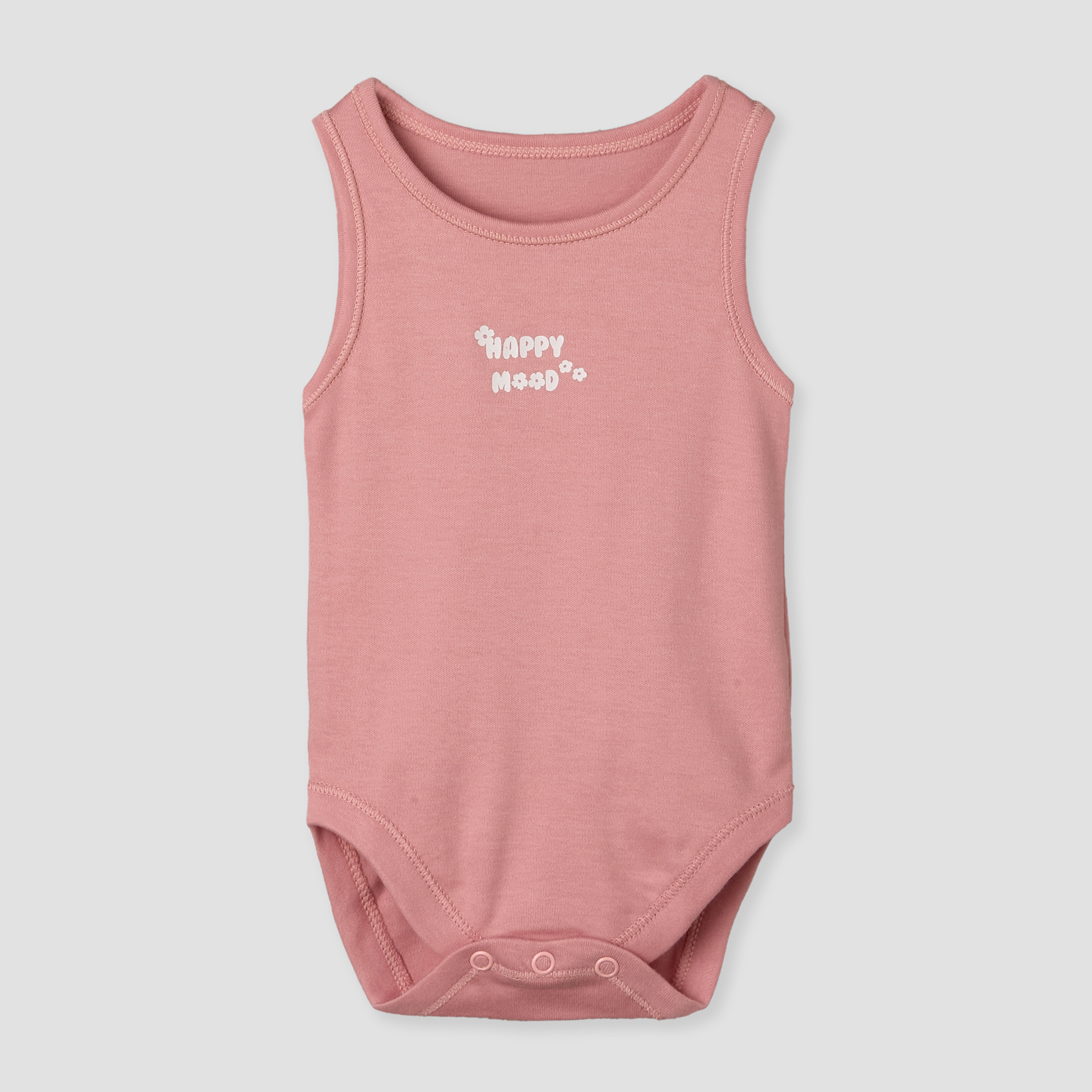 Pack of 7 Juniors Round Neck Sleeveless Bodysuit with Floral Print-promo_babyshop_Buy2for115_UAE130126-image-3