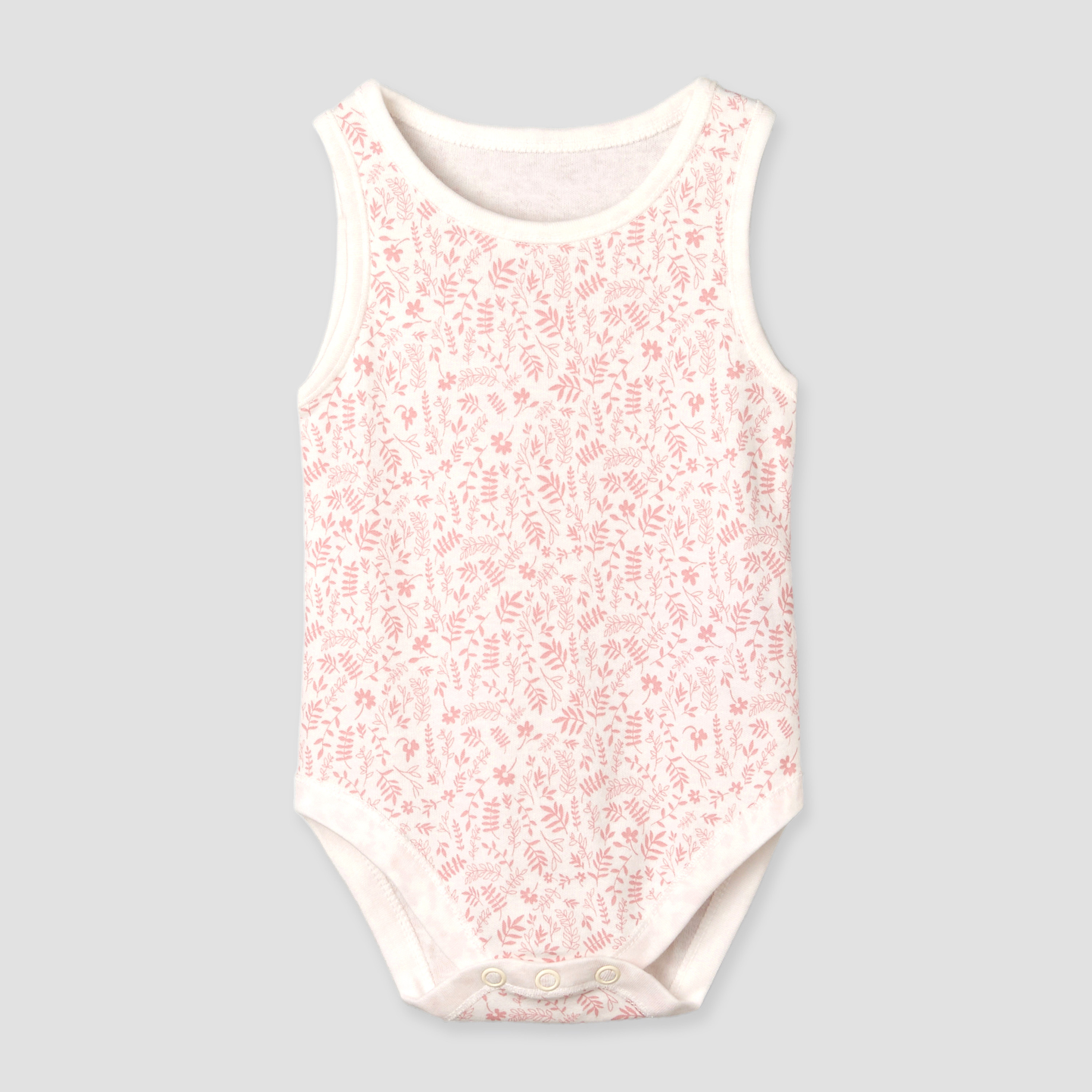 Pack of 7 Juniors Round Neck Sleeveless Bodysuit with Floral Print-promo_babyshop_Buy2for115_UAE130126-image-8