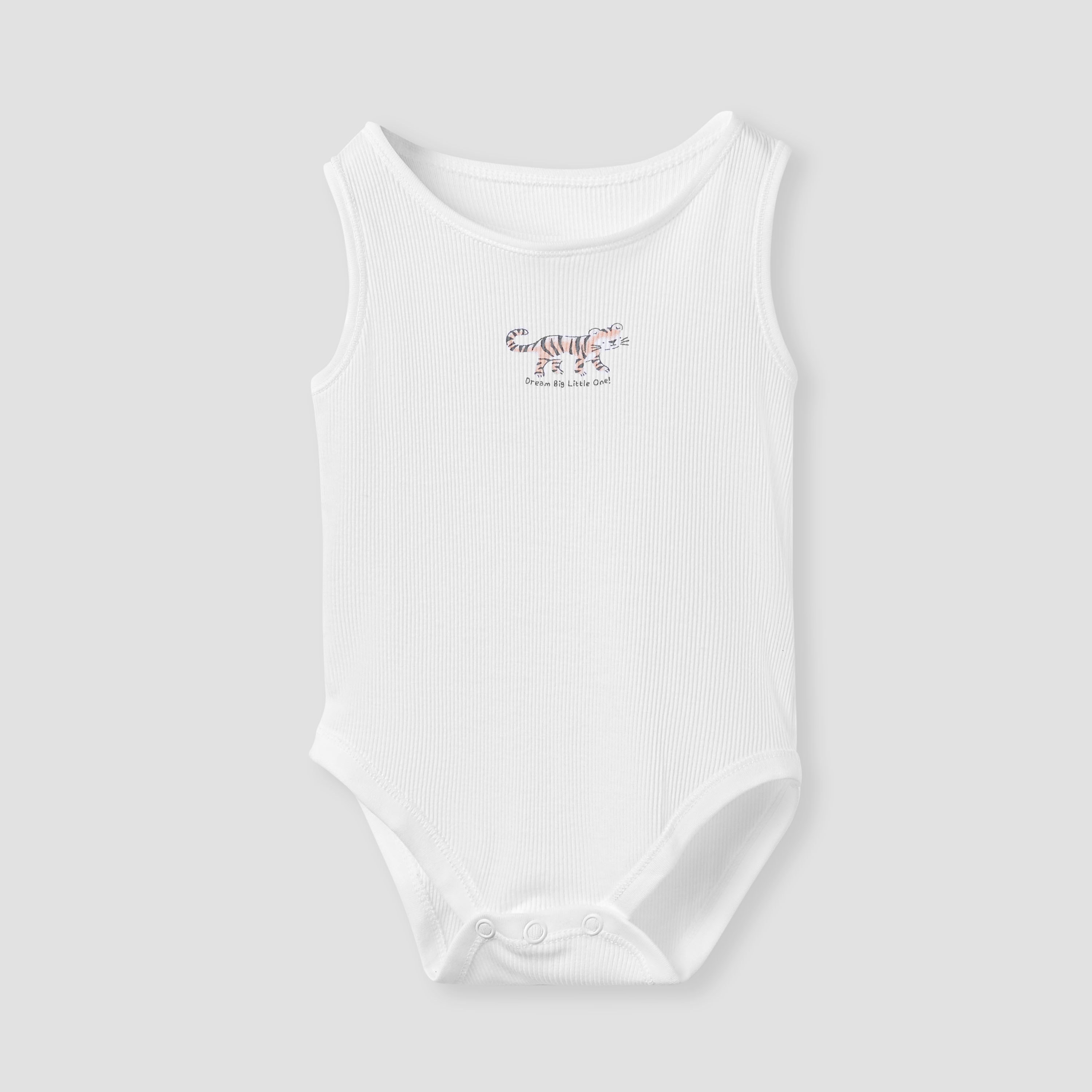 Juniors Animal Print Sleeveless Bodysuit - Set of 7-baby-boys-clothing-bodysuits-image-4