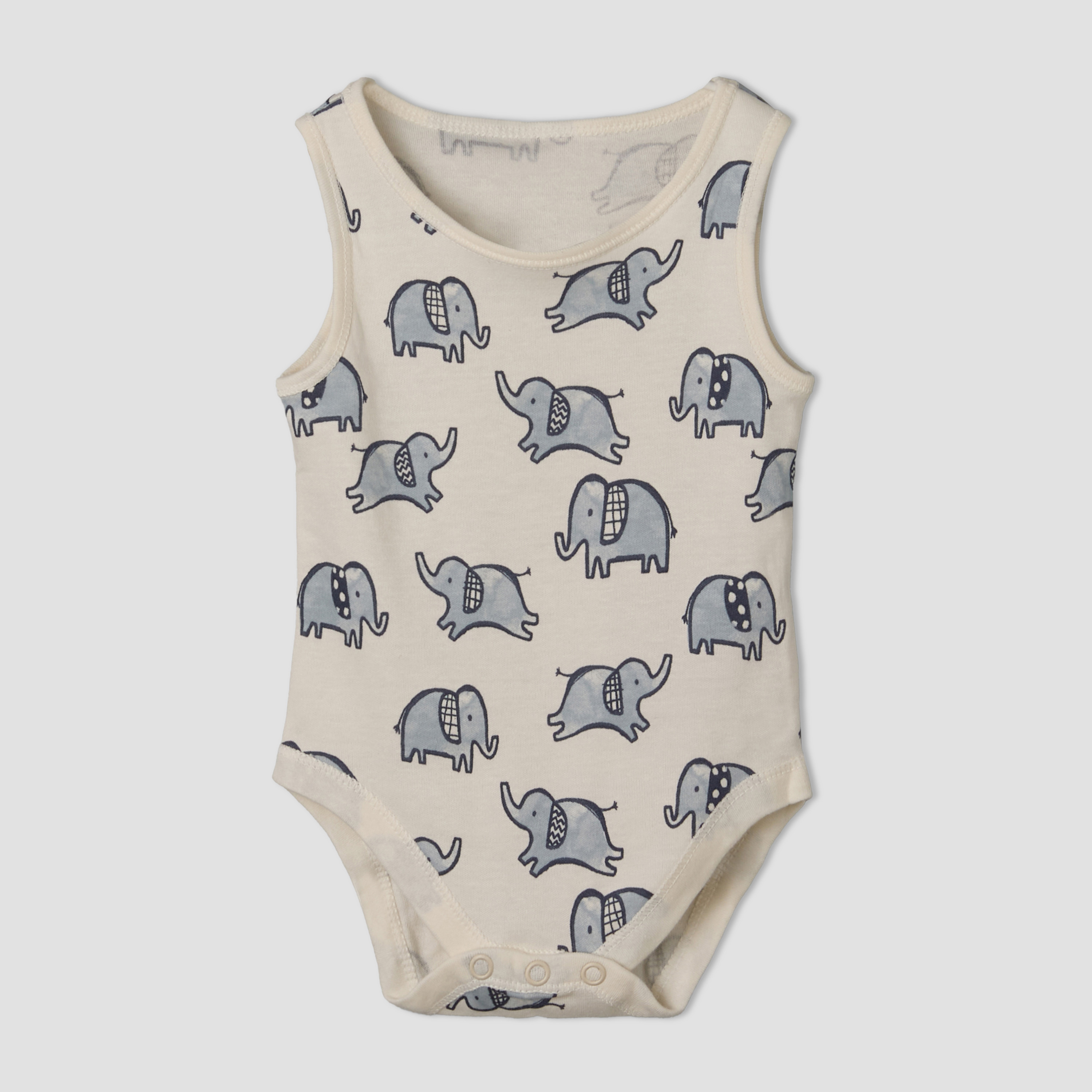 Set of 7 Juniors Round Neck Sleeveless Bodysuit with Print-baby-boys-clothing-bodysuits-image-4