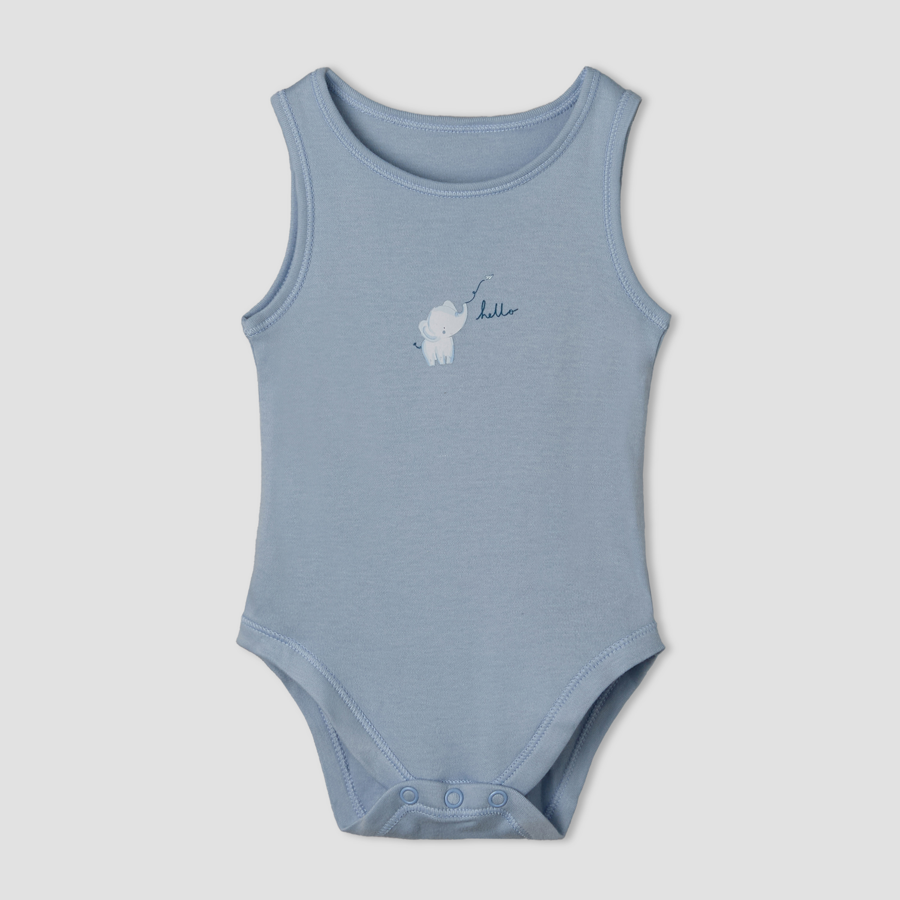 Set of 7 Juniors Round Neck Sleeveless Bodysuit with Print-baby-boys-clothing-bodysuits-image-6