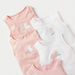 Juniors Bunny Applique Detail Sleeveless Bodysuit - Set of 5-Bodysuits-thumbnailMobile-2