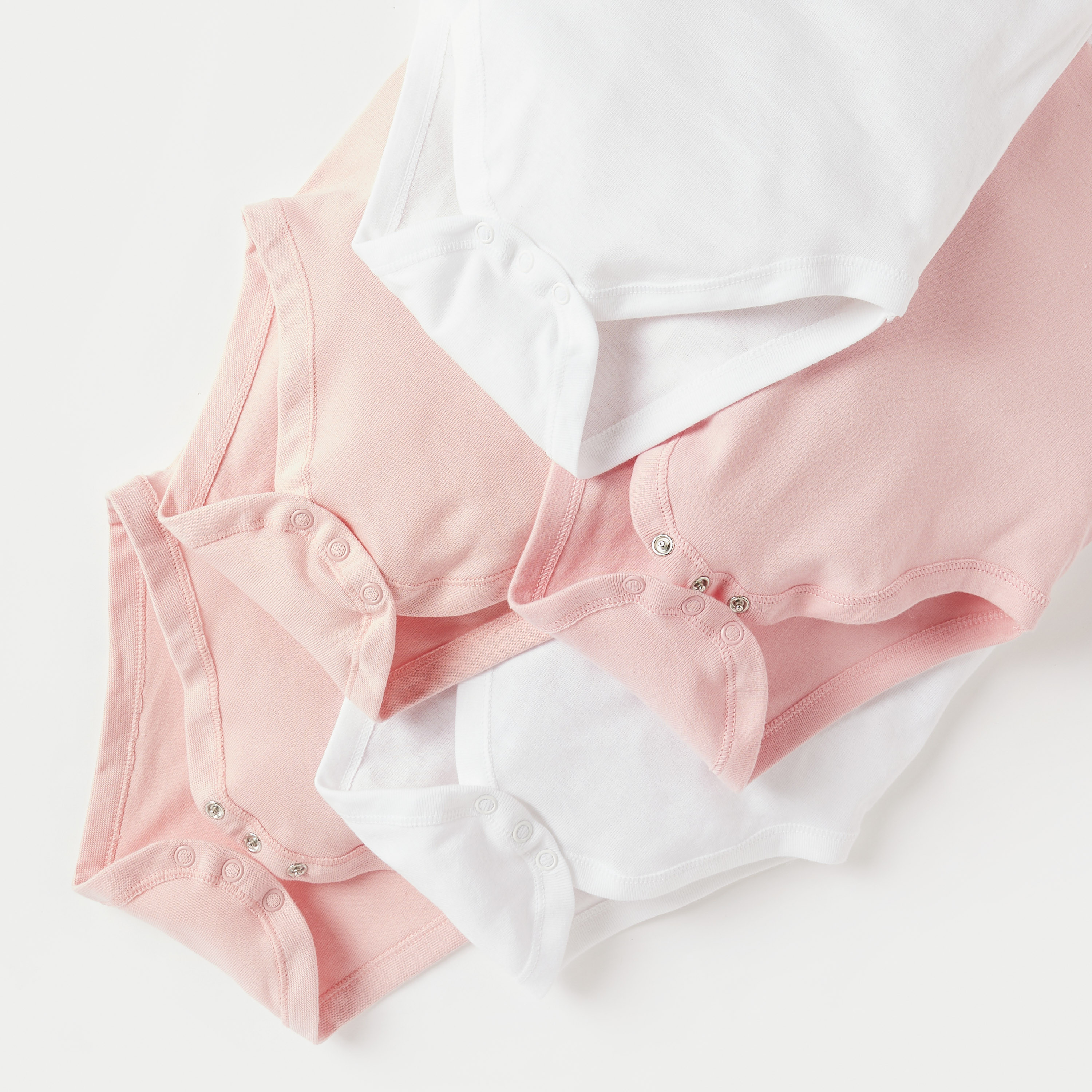 بودي سوت دون أكمام بزينة أرنب من جونيورز - طقم من 5 قطع-baby-girls-clothing-bodysuits-image-4
