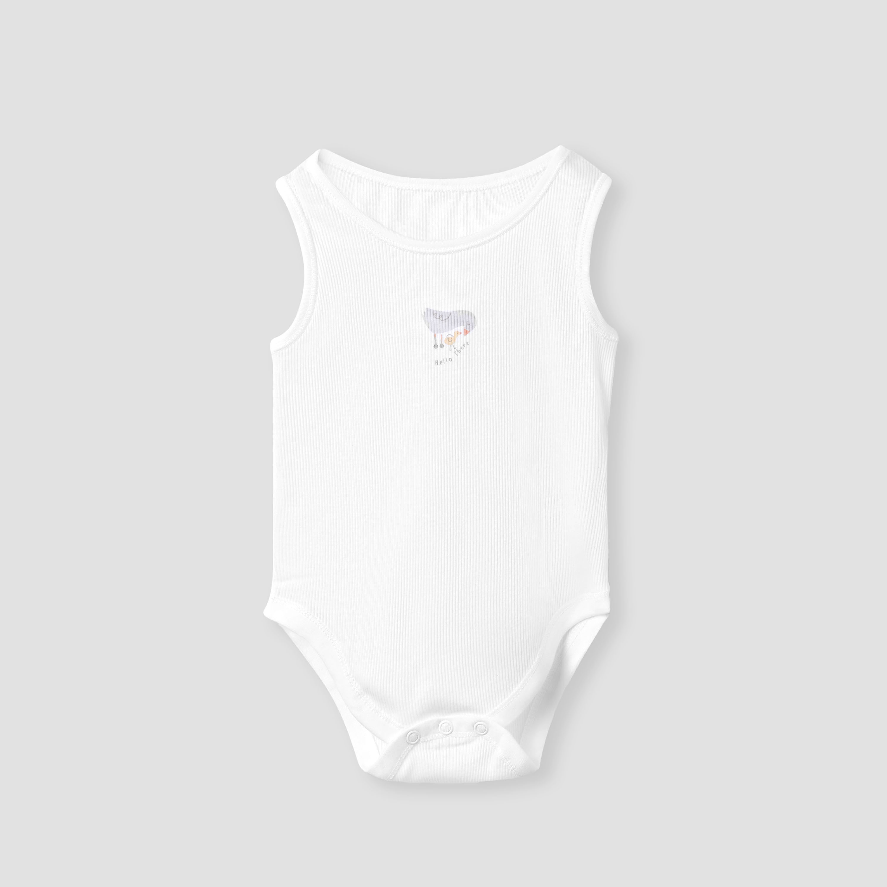 بودي سوت مضلع دون أكمام بأزرار إغلاق من جونيورز - طقم من 5 قطع-baby-boys-clothing-multipacks-image-3