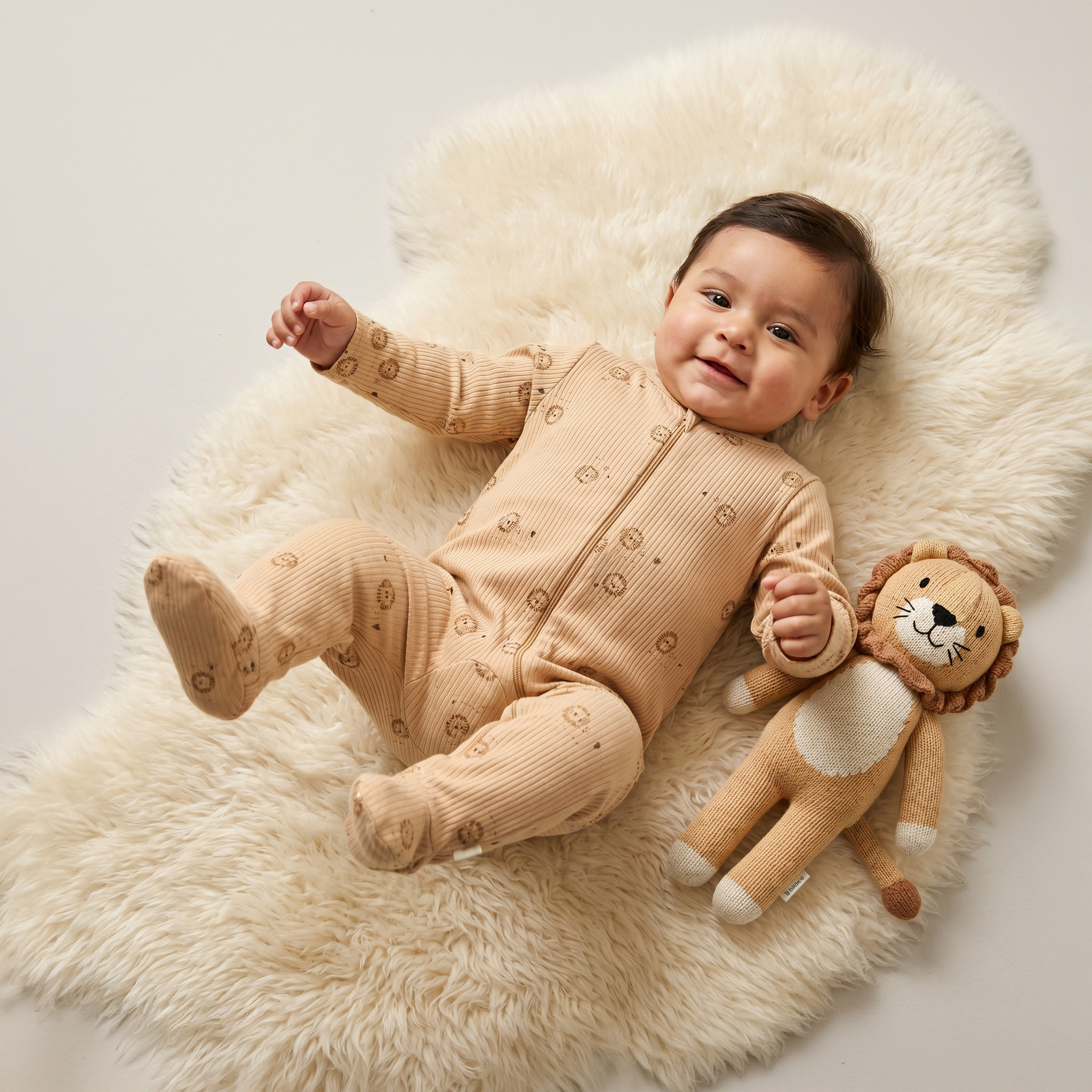 Pack of 3 Juniors Cotton Crew Neck Long Sleeves Sleepsuit with Zip Closure-baby-boys-clothing-nightwear-sleepsuits-image-2