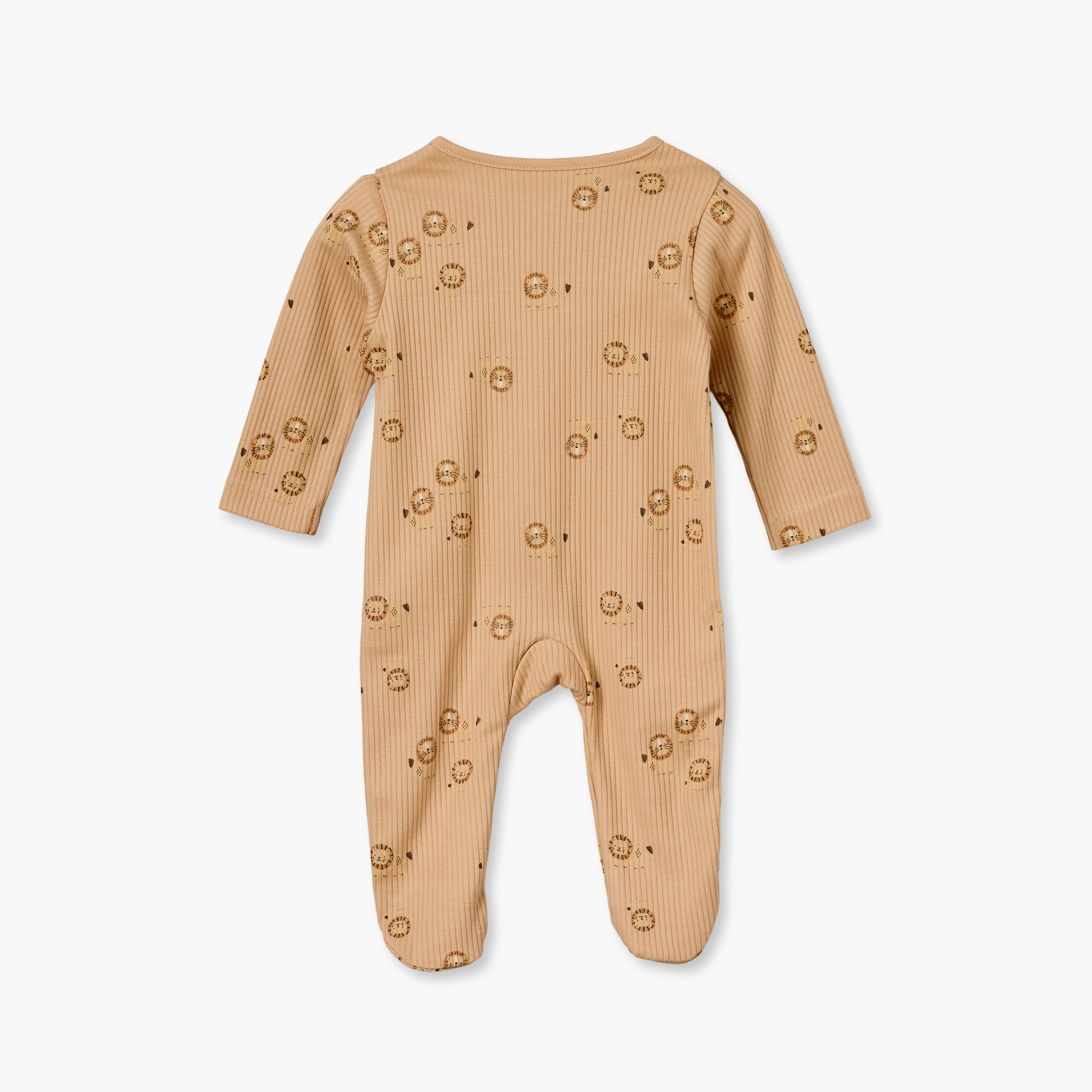 Pack of 3 Juniors Cotton Crew Neck Long Sleeves Sleepsuit with Zip Closure-baby-boys-clothing-nightwear-sleepsuits-image-6