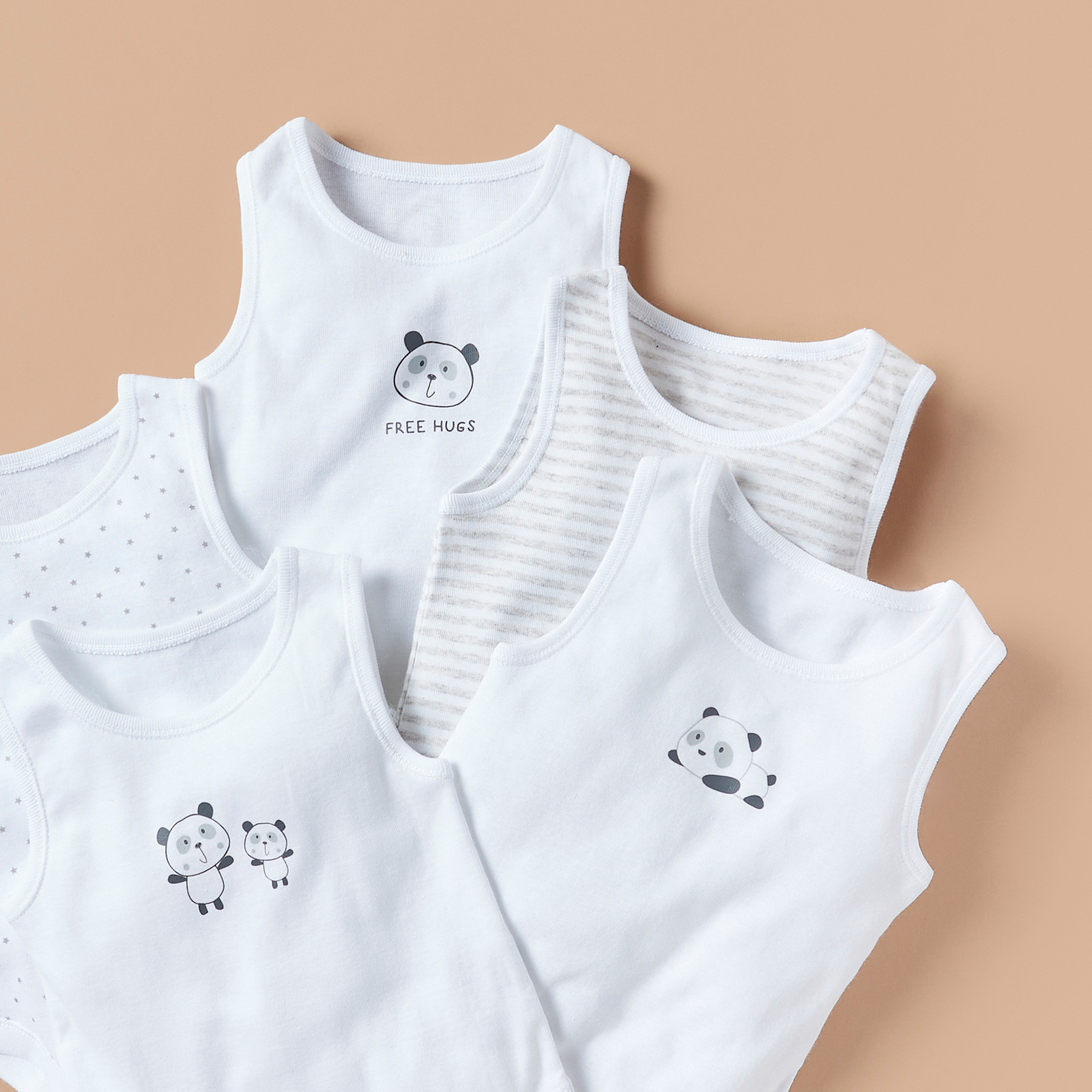 Juniors Printed Sleeveless Bodysuit - Set of 7-baby-boys-clothing-multipacks-image-3