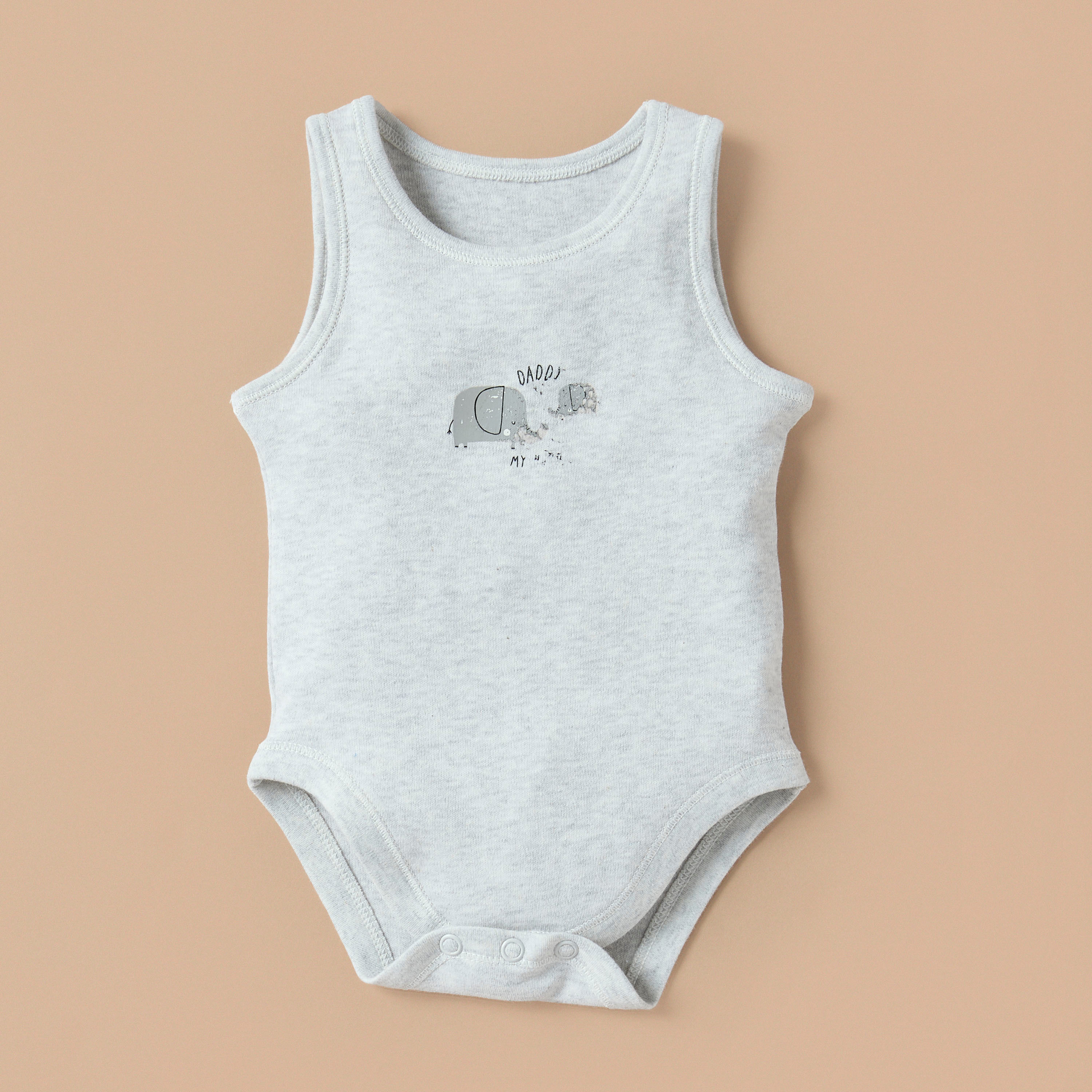 Juniors Printed Sleeveless Sleepsuit with Button Closure - Set of 7-baby-boys-clothing-multipacks-image-2