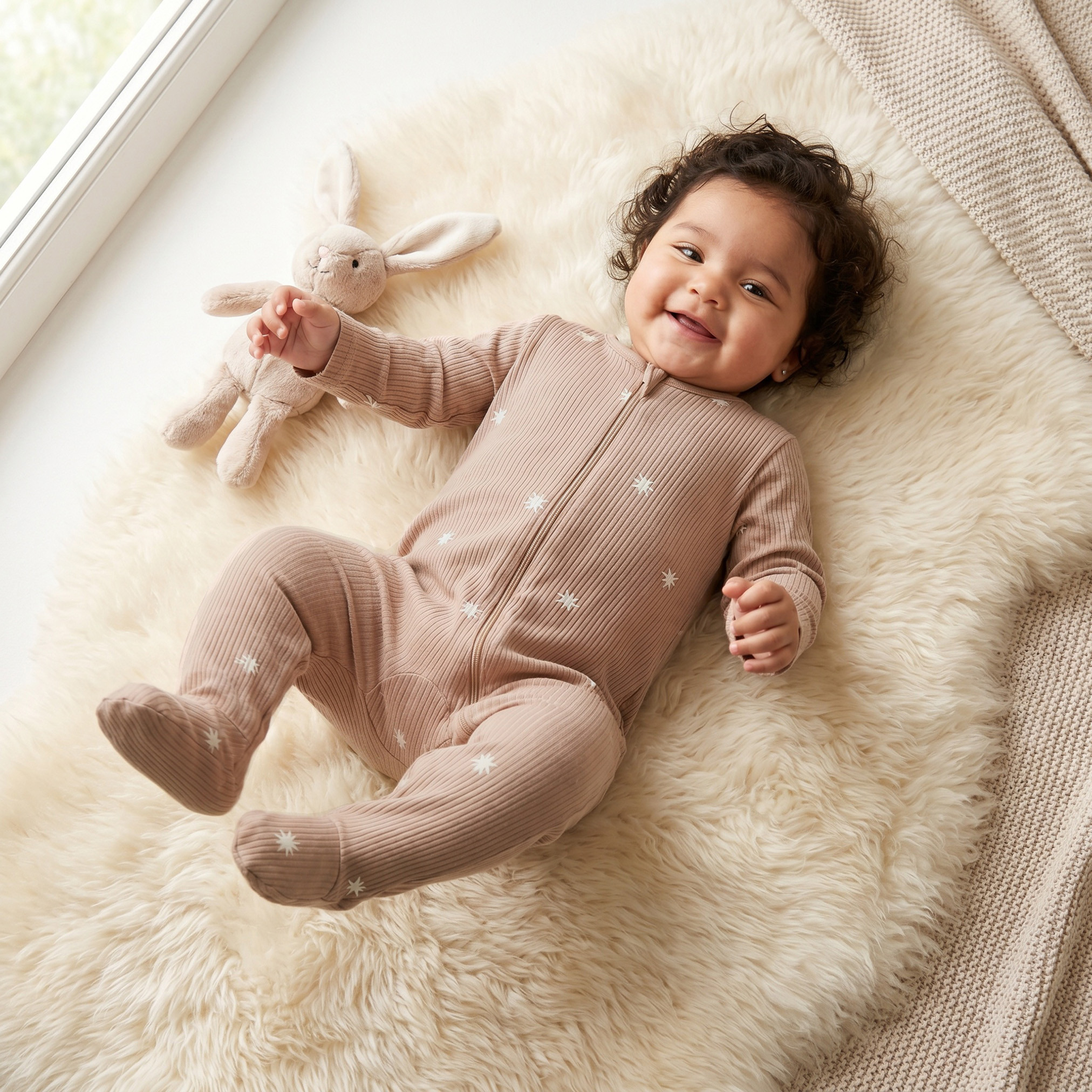 بدلات نوم قطن بياقة ضيقة وأكمام طويلة  وطبعات من جونيورز - عبوة 3 قطع-baby-boys-clothing-nightwear-sleepsuits-image-2