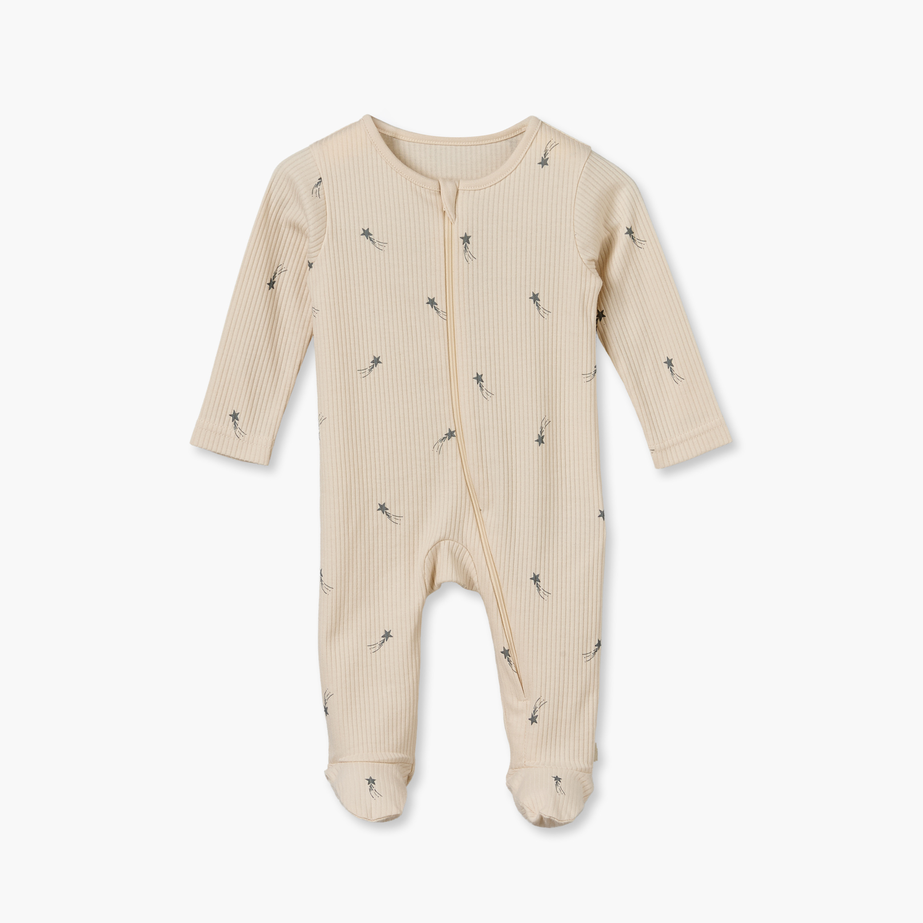 بدلات نوم قطن بياقة ضيقة وأكمام طويلة  وطبعات من جونيورز - عبوة 3 قطع-baby-boys-clothing-nightwear-sleepsuits-image-3