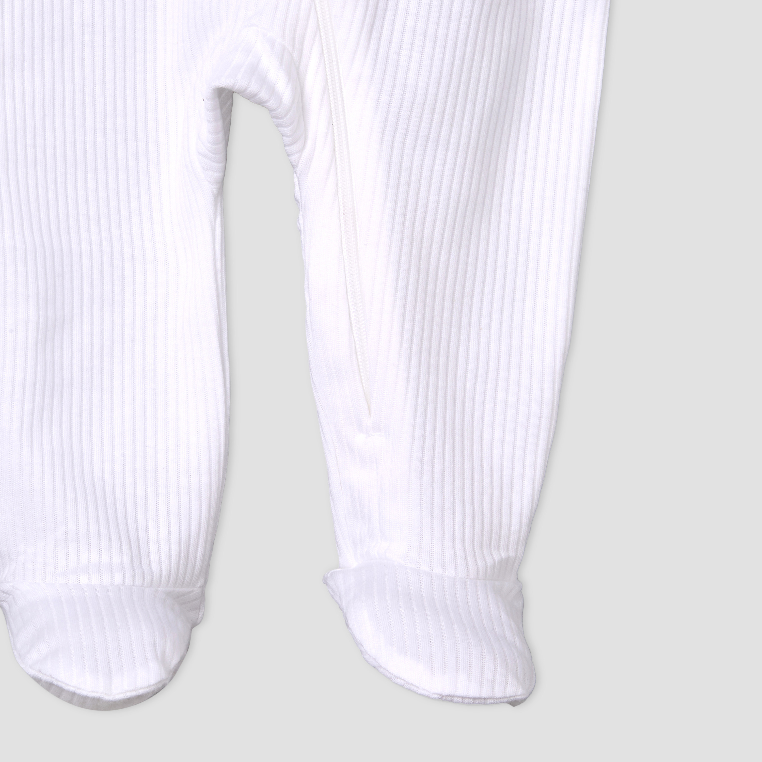 Pack of 3 Juniors Cotton Round Neck Long Sleeves Sleepsuit with Zip Closure-promo_babyshop_Buy2for115_QAT130126-image-7