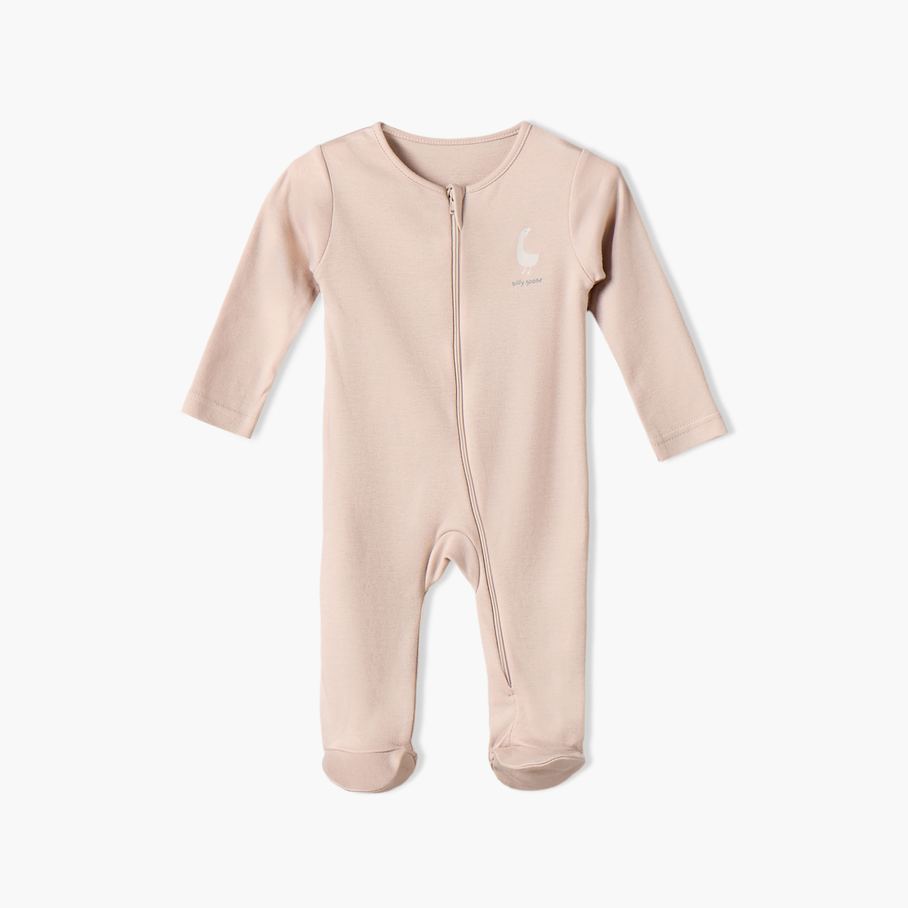 Pack of 5 Juniors Cotton Crew Neck Long Sleeves Sleepsuit with Zip Closure-baby-boys-clothing-nightwear-sleepsuits-image-5
