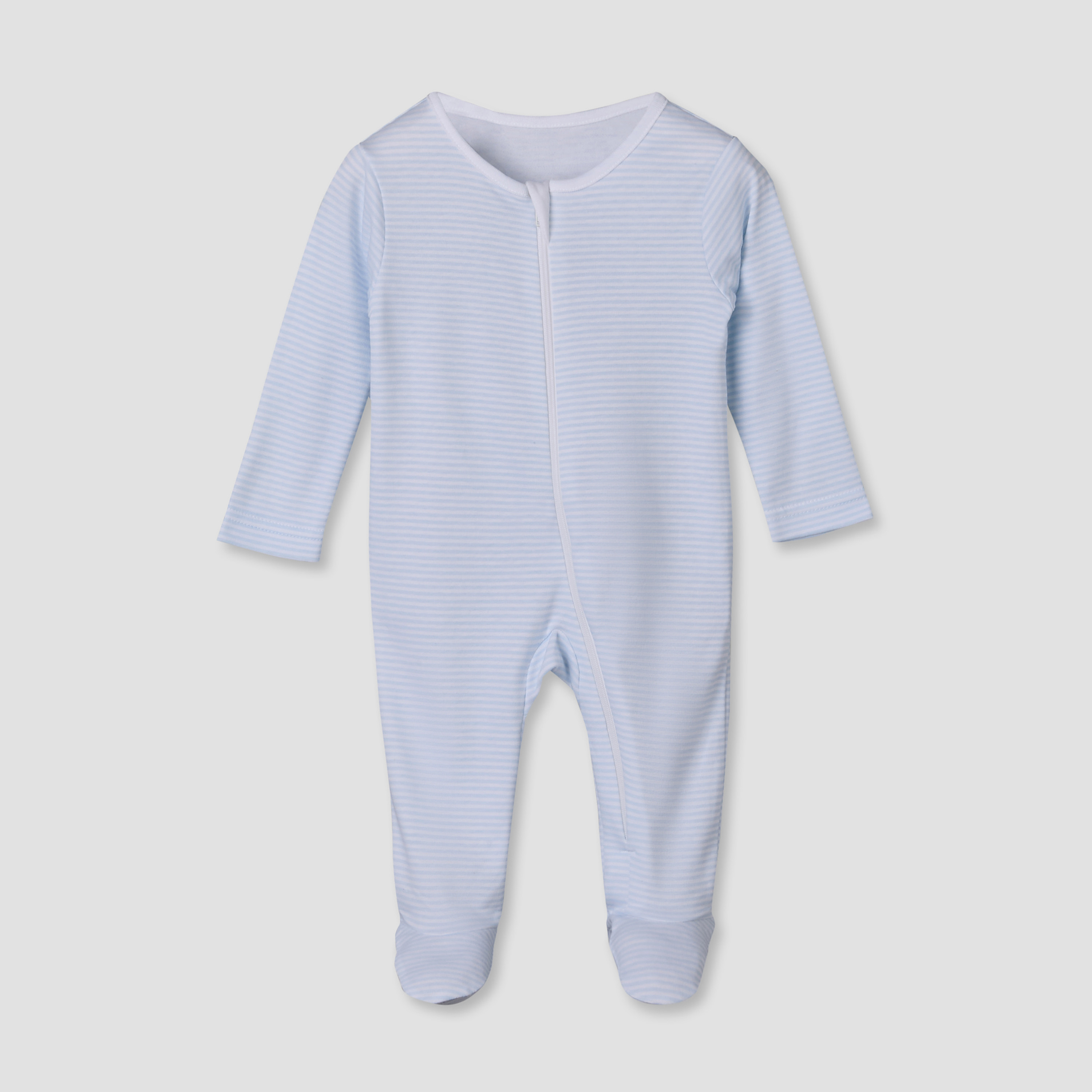 Pack of 3 Juniors Cotton Round Neck Long Sleeves Sleepsuit with Sailboat Print-promo_babyshop_Buy2for115_UAE130126-image-4