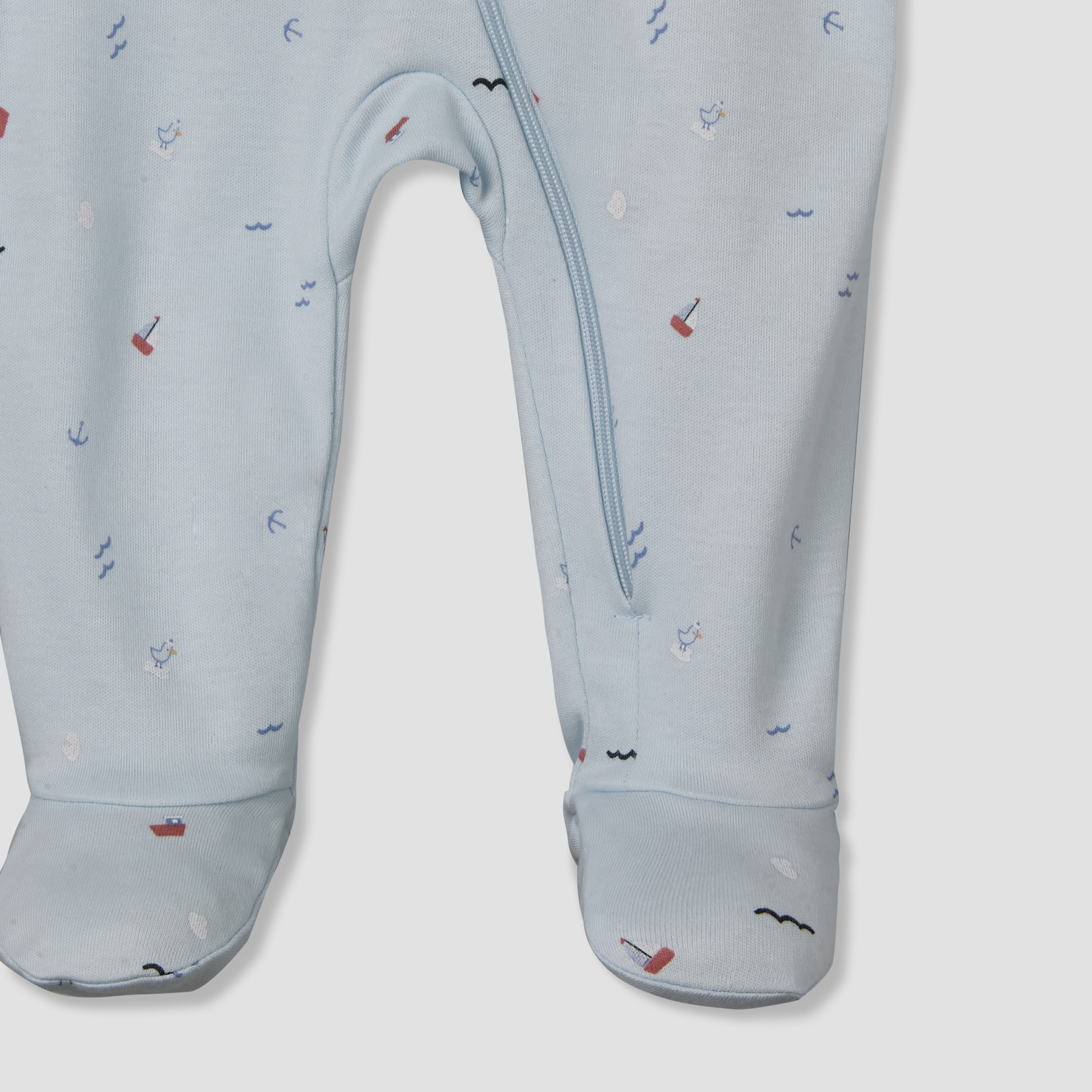 Pack of 3 Juniors Cotton Round Neck Long Sleeves Sleepsuit with Sailboat Print-promo_babyshop_Buy2for115_UAE130126-image-7