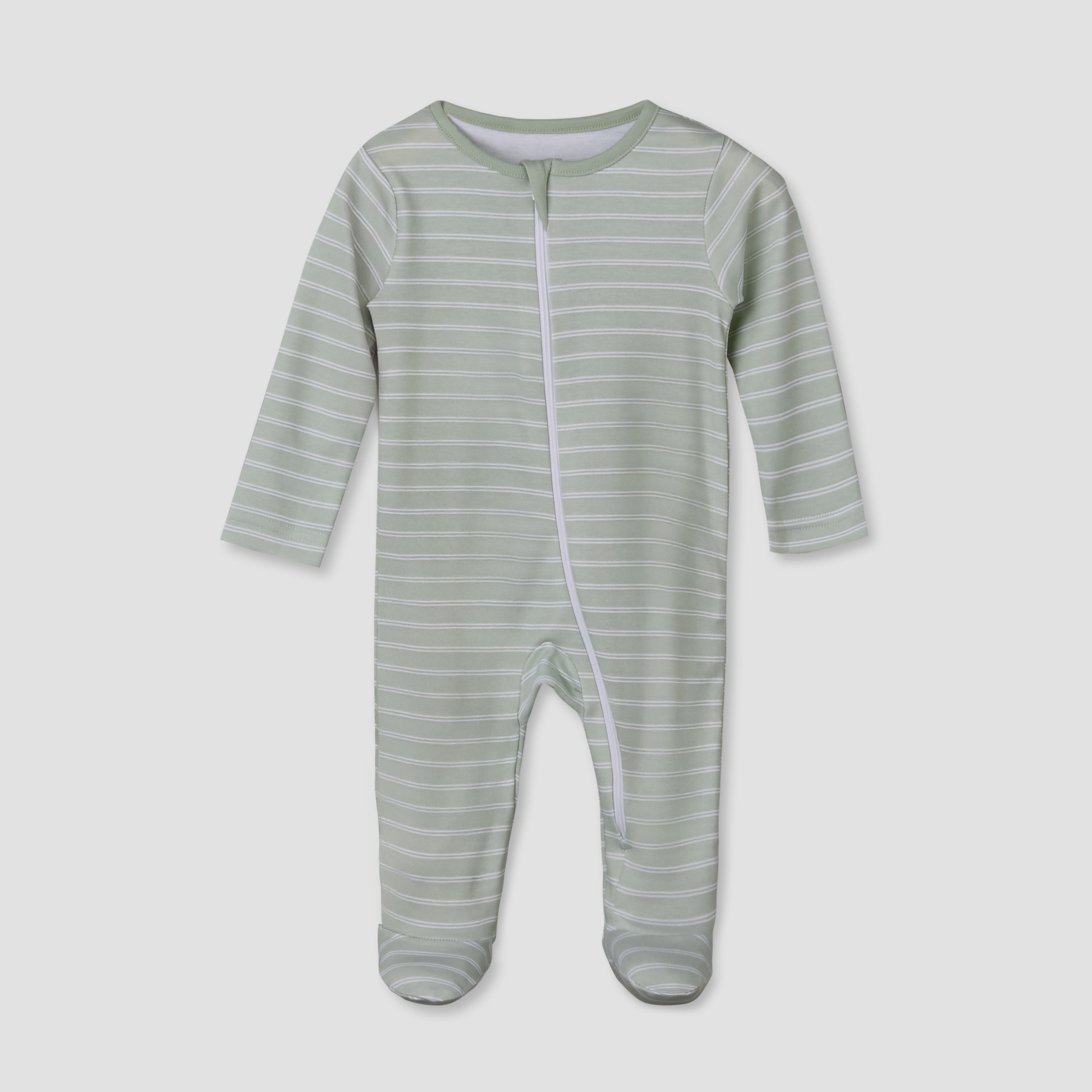 Pack of 3 Juniors Cotton Long Sleeves Sleepsuit with Safari Print-baby-boys-clothing-nightwear-sleepsuits-image-3
