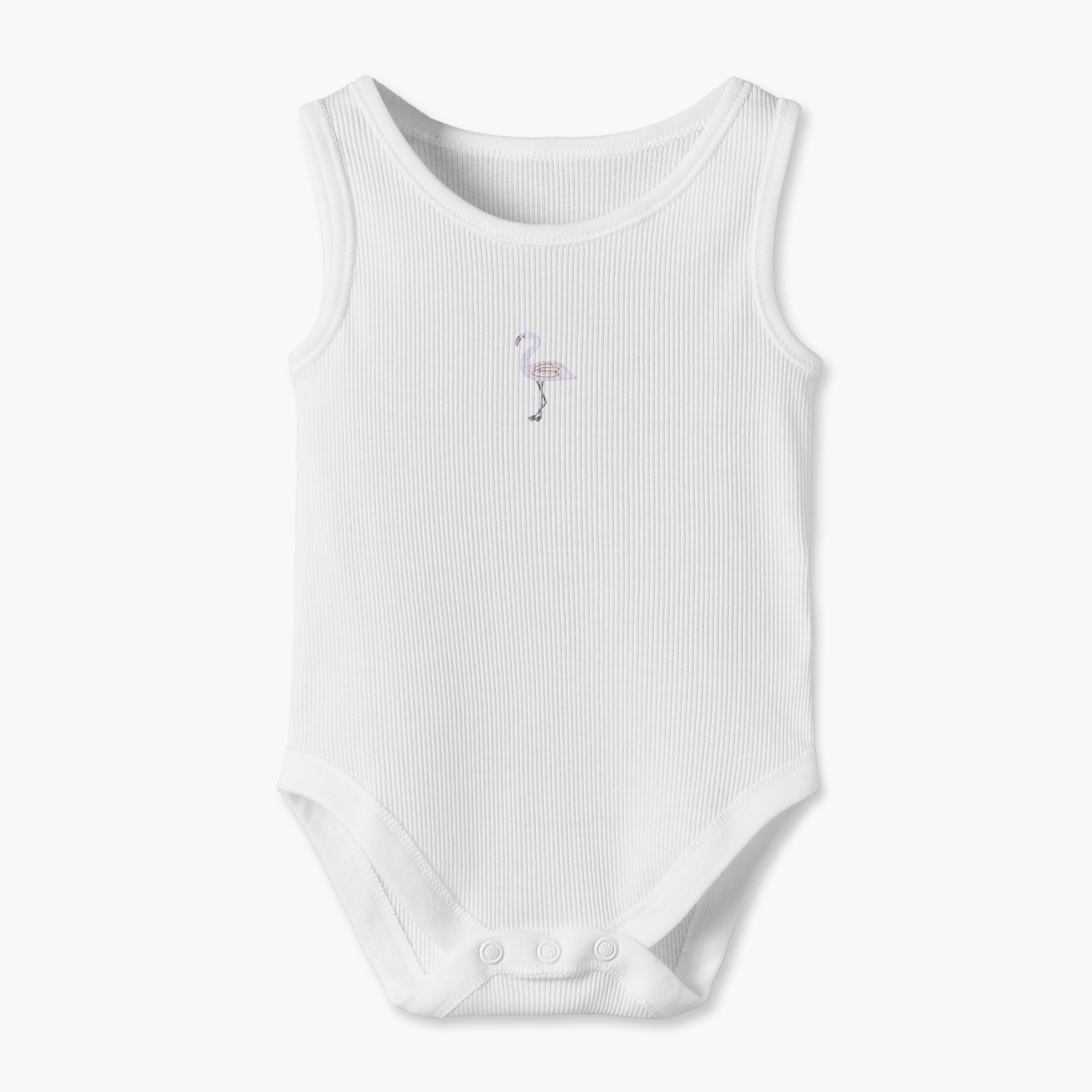 Pack of 5 Juniors Round Neck Sleeveless Bodysuit with Safari Print-baby-boys-clothing-bodysuits-image-5