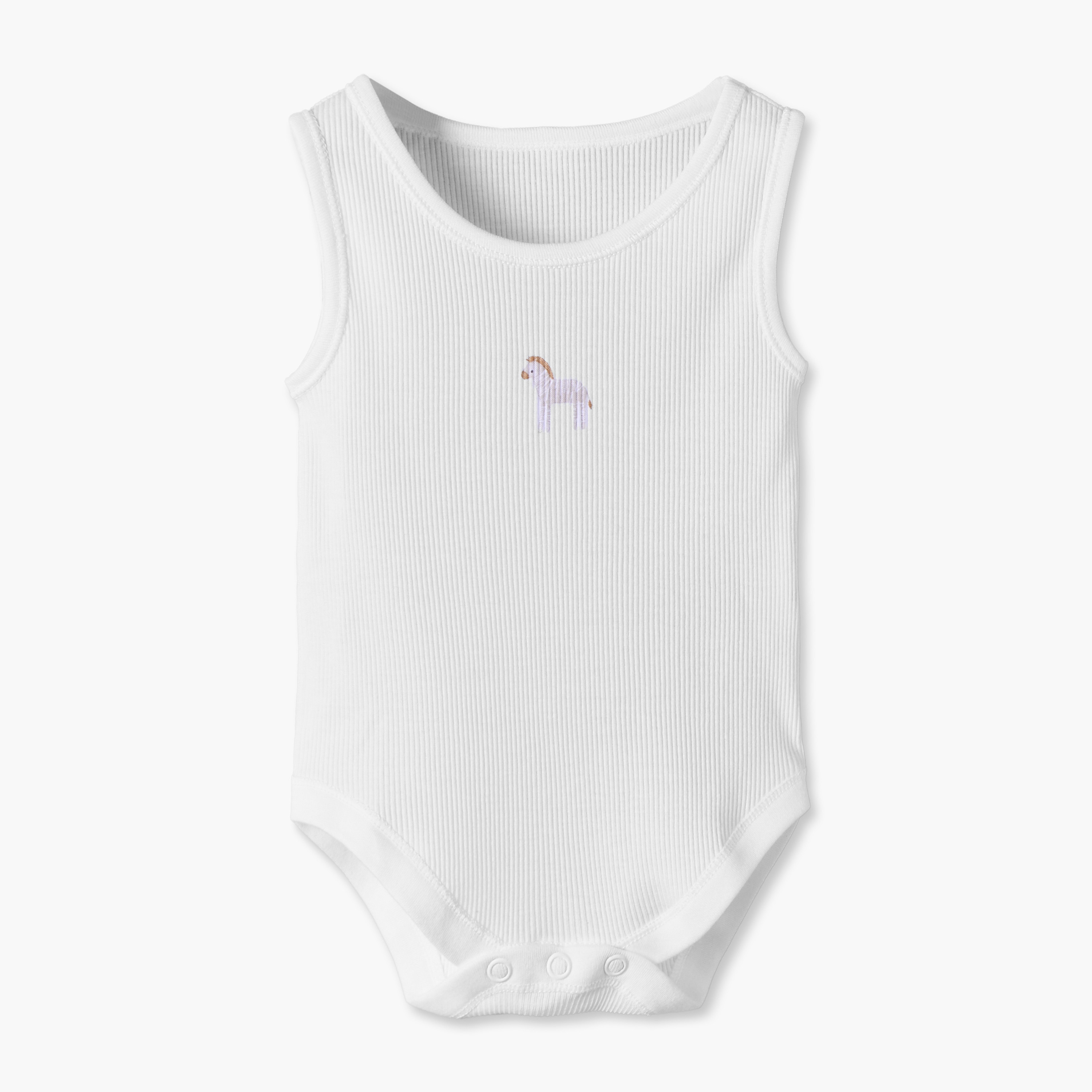 Pack of 5 Juniors Round Neck Sleeveless Bodysuit with Safari Print-baby-boys-clothing-bodysuits-image-6