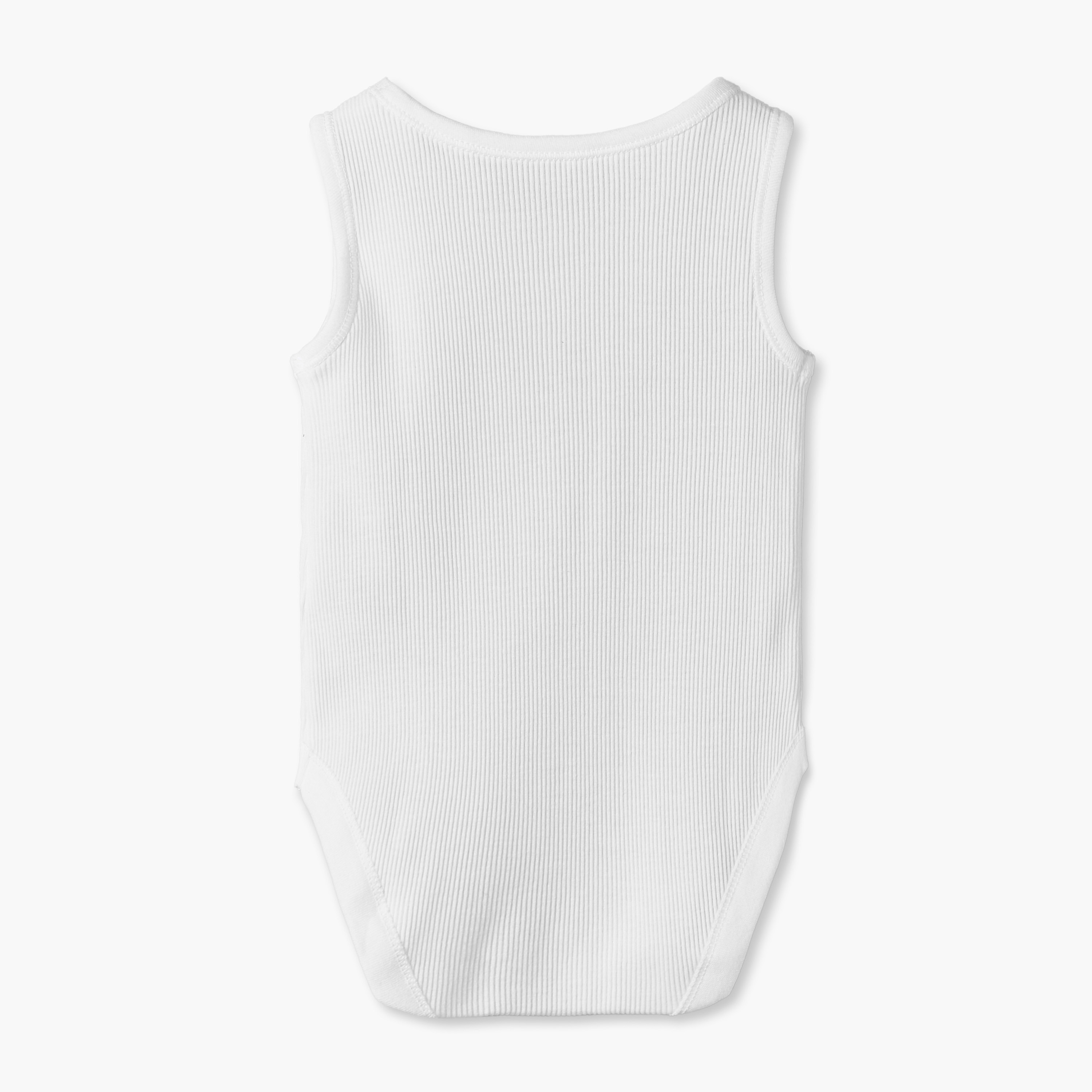 Pack of 5 Juniors Round Neck Sleeveless Bodysuit with Safari Print-baby-boys-clothing-bodysuits-image-8