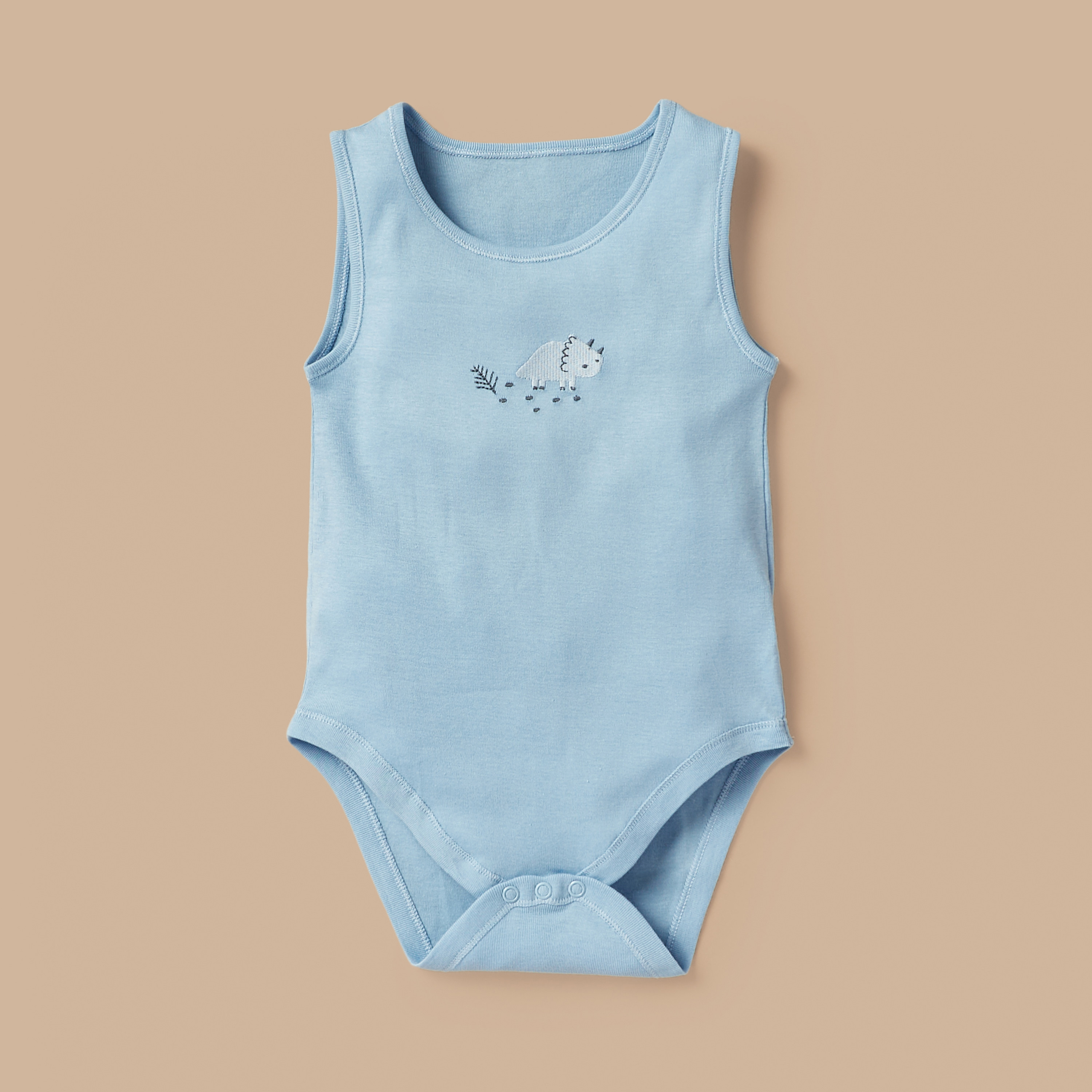 Juniors Printed Sleeveless Bodysuit - Set of 5-baby-boys-clothing-bodysuits-image-2