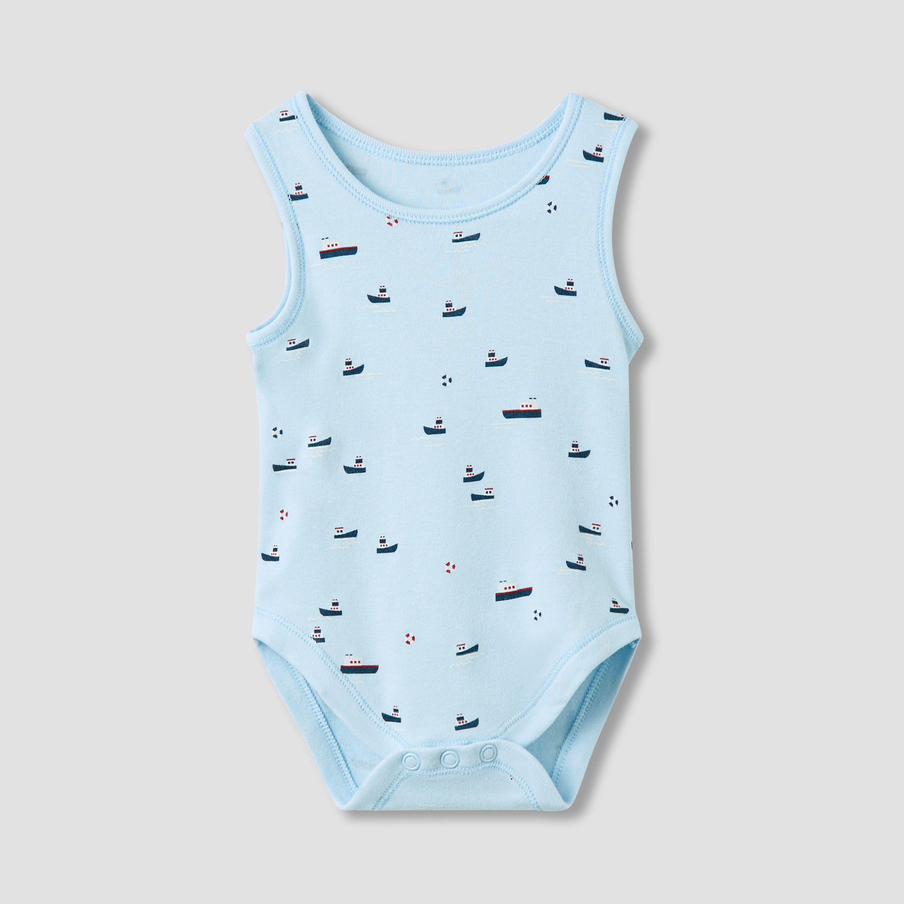 Juniors Assorted Sleeveless Bodysuit with Button Closure - Set of 7-promo_babyshop_Buy2for115_KSA130126-image-3