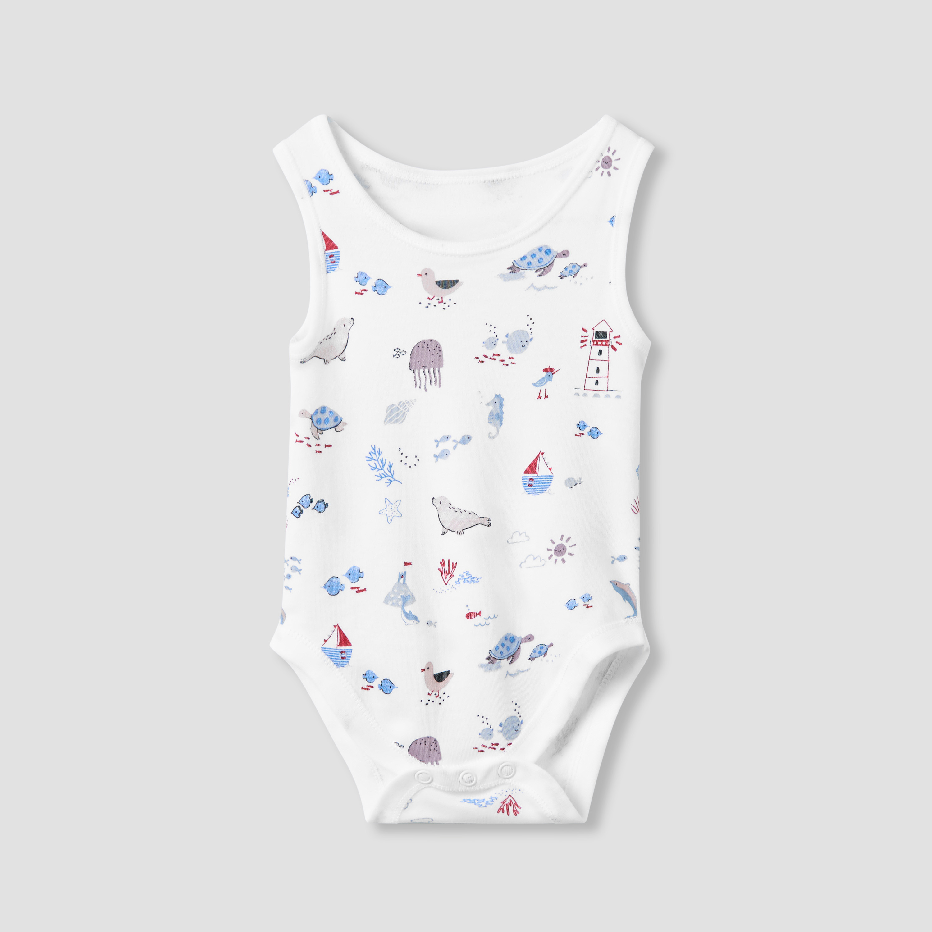Juniors Assorted Sleeveless Bodysuit with Button Closure - Set of 7-promo_babyshop_Buy2for115_KSA130126-image-8