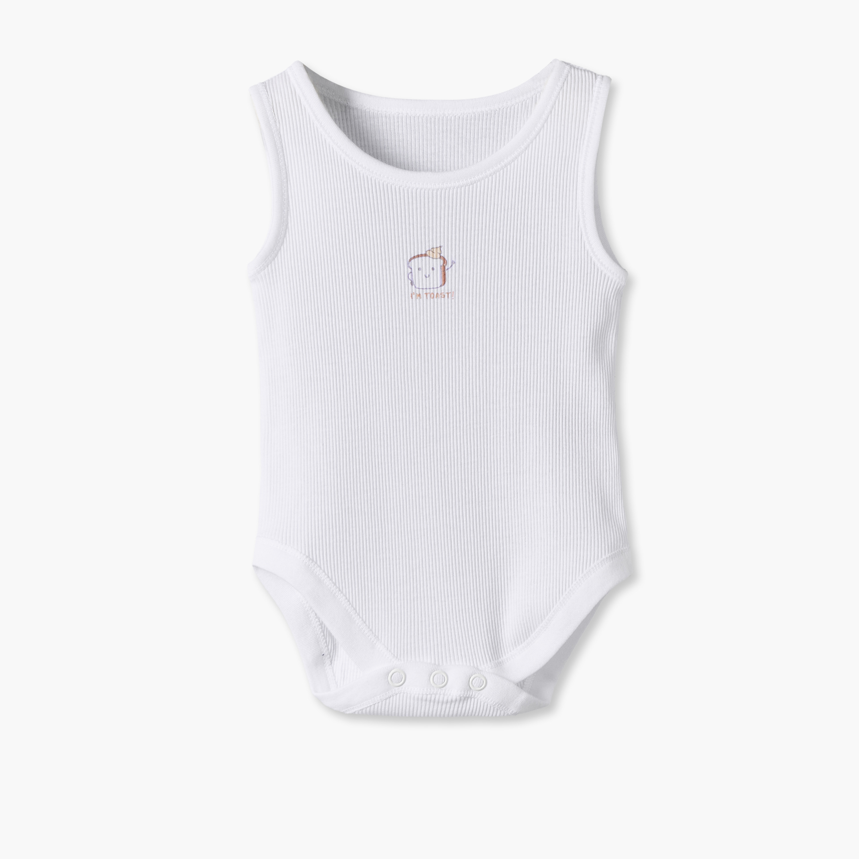 Pack of 5 Juniors Crew Neck Sleeveless Bodysuit with Graphic Print-baby-boys-clothing-bodysuits-image-3