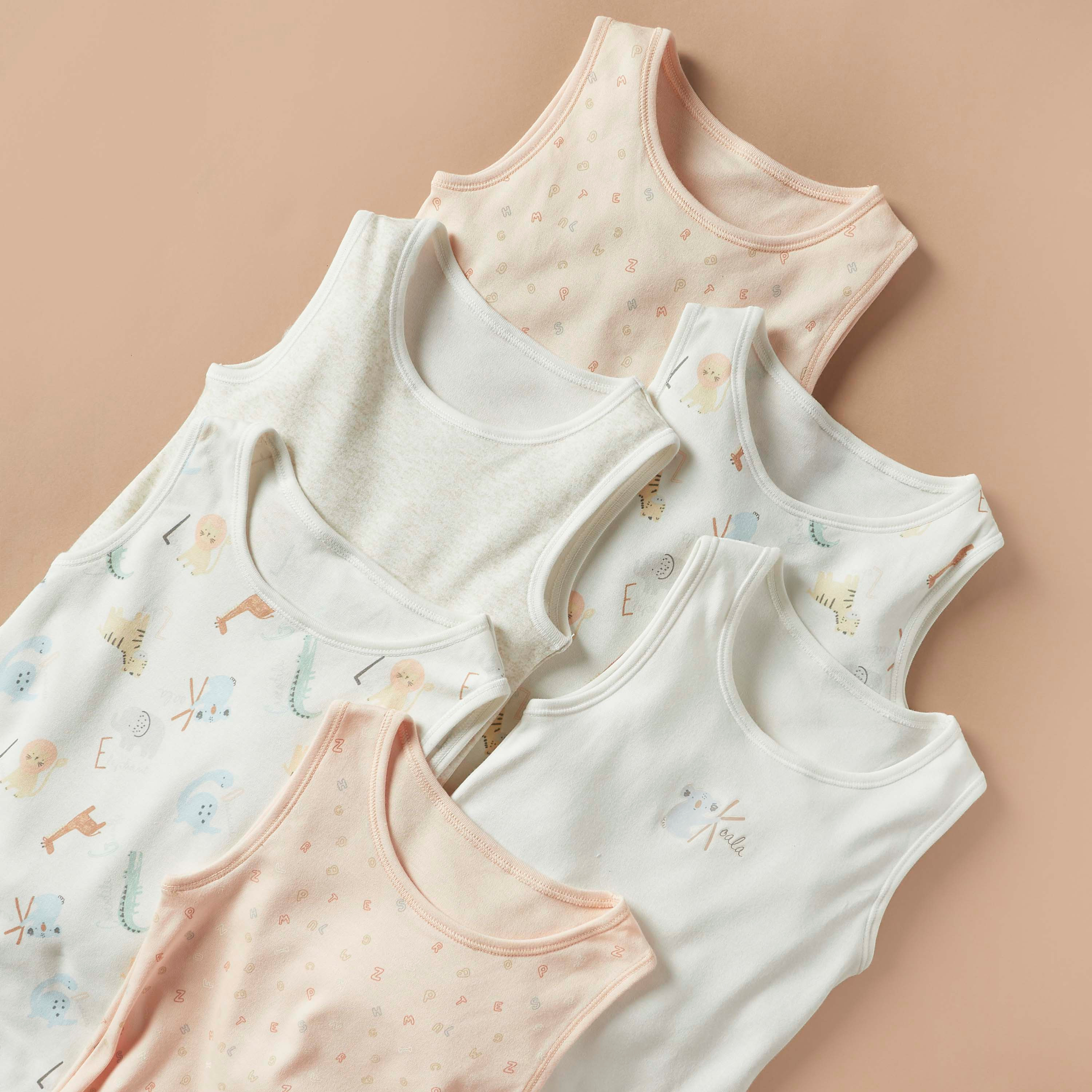 بودي سوت دون أكمام بطبعات من جونيورز - طقم من 7 قطع-baby-boys-clothing-multipacks-image-3