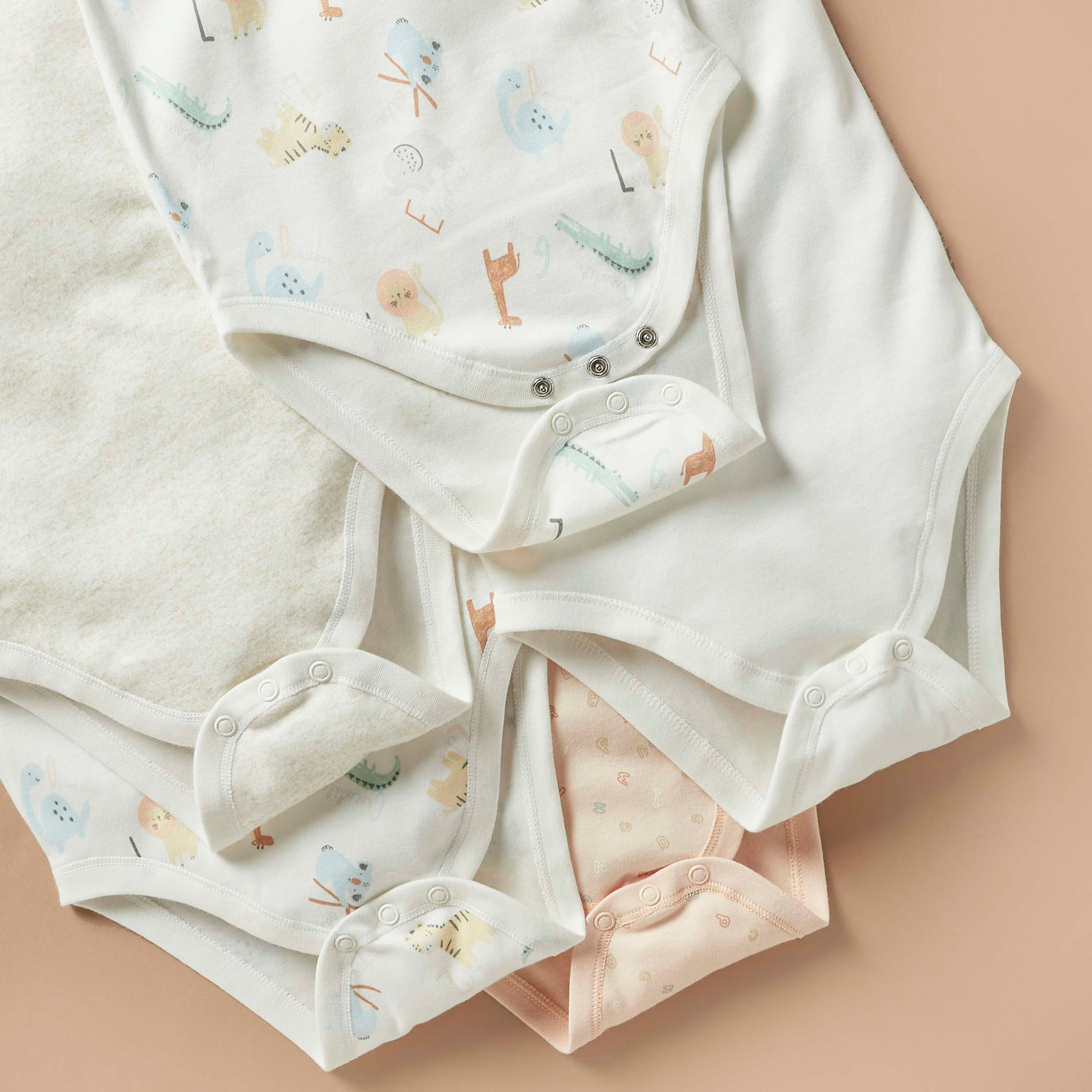 بودي سوت دون أكمام بطبعات من جونيورز - طقم من 7 قطع-baby-boys-clothing-multipacks-image-4