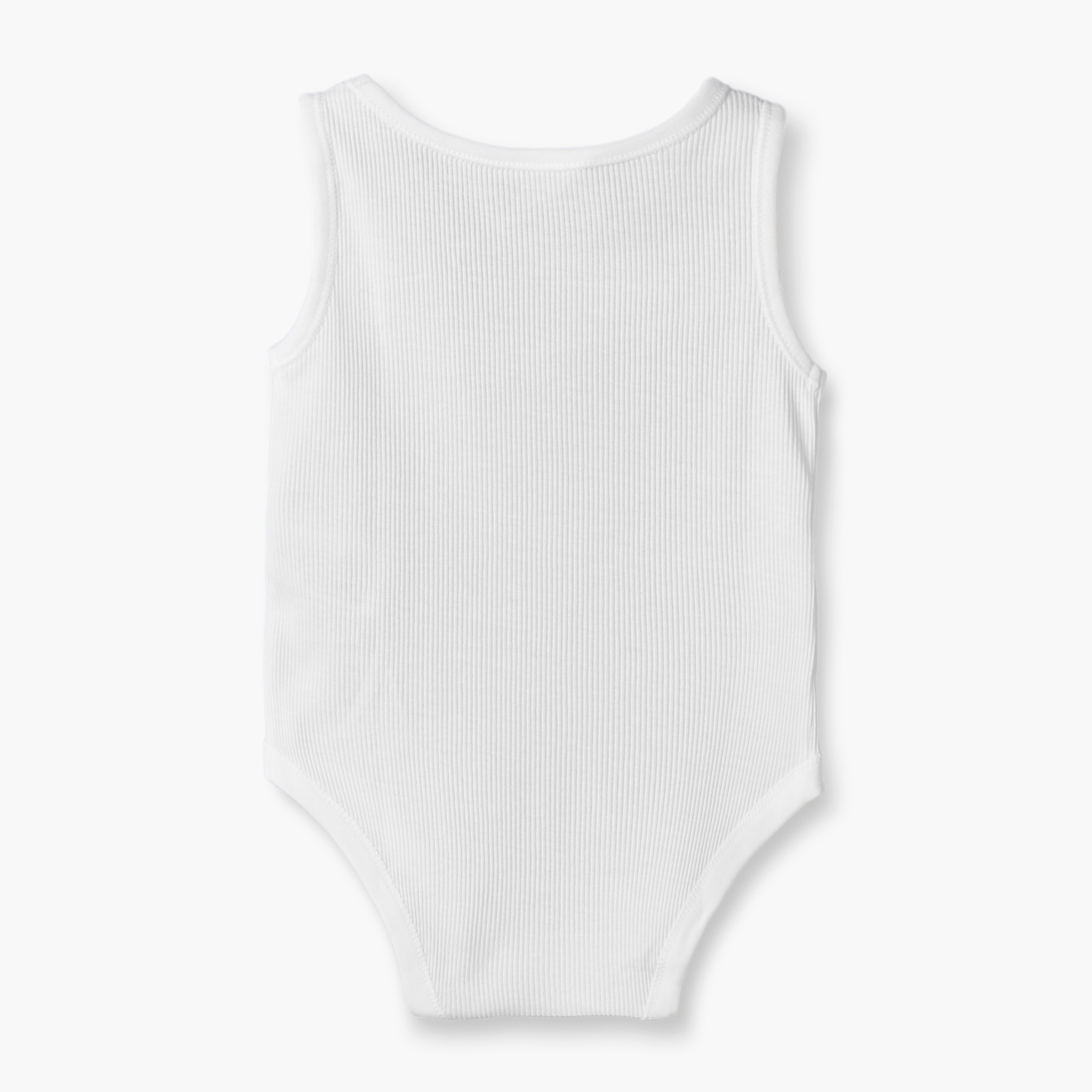 Pack of 7 Juniors Round Neck Sleeveless Bodysuit with Elephant Print-baby-boys-clothing-bodysuits-image-10