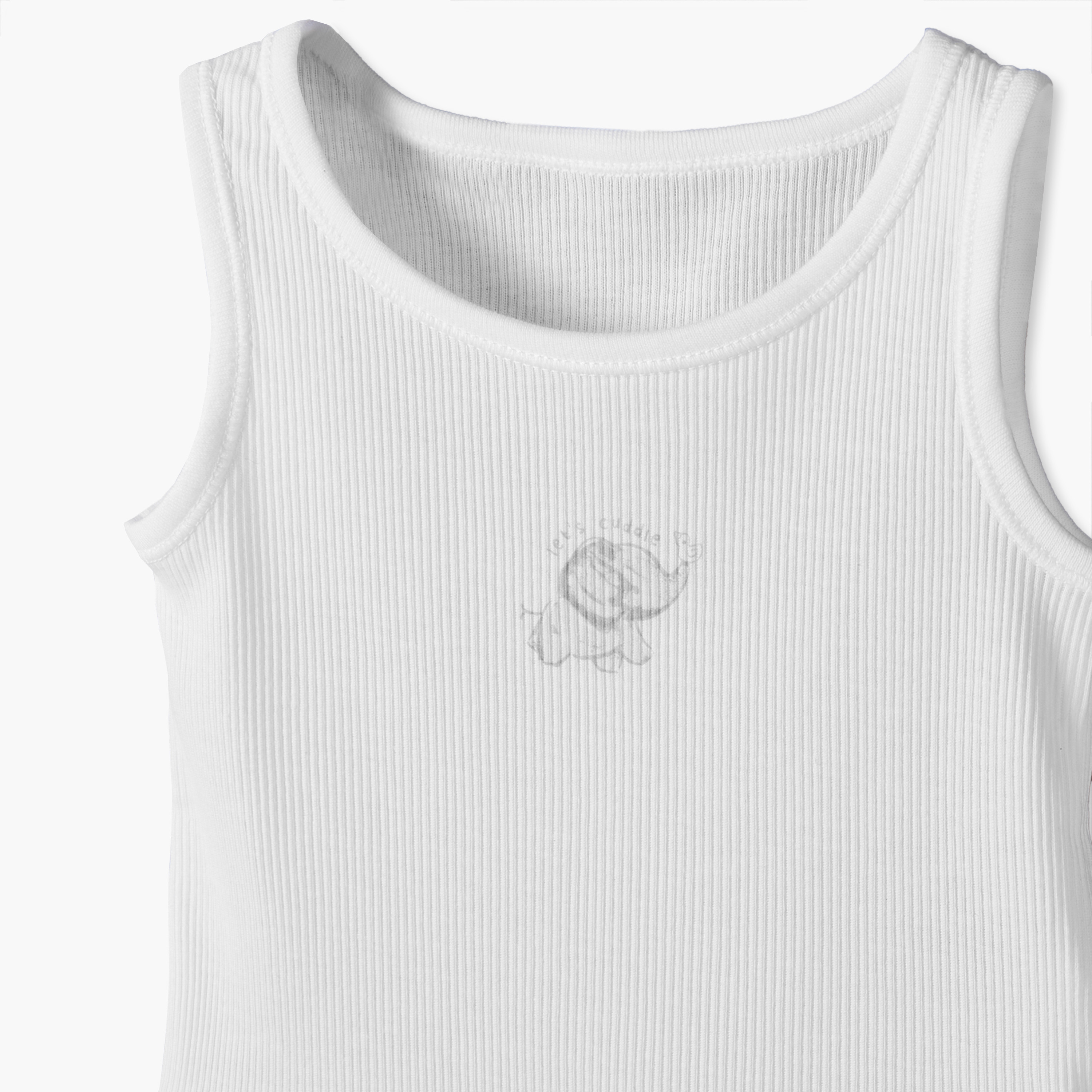Pack of 7 Juniors Round Neck Sleeveless Bodysuit with Elephant Print-baby-boys-clothing-bodysuits-image-11