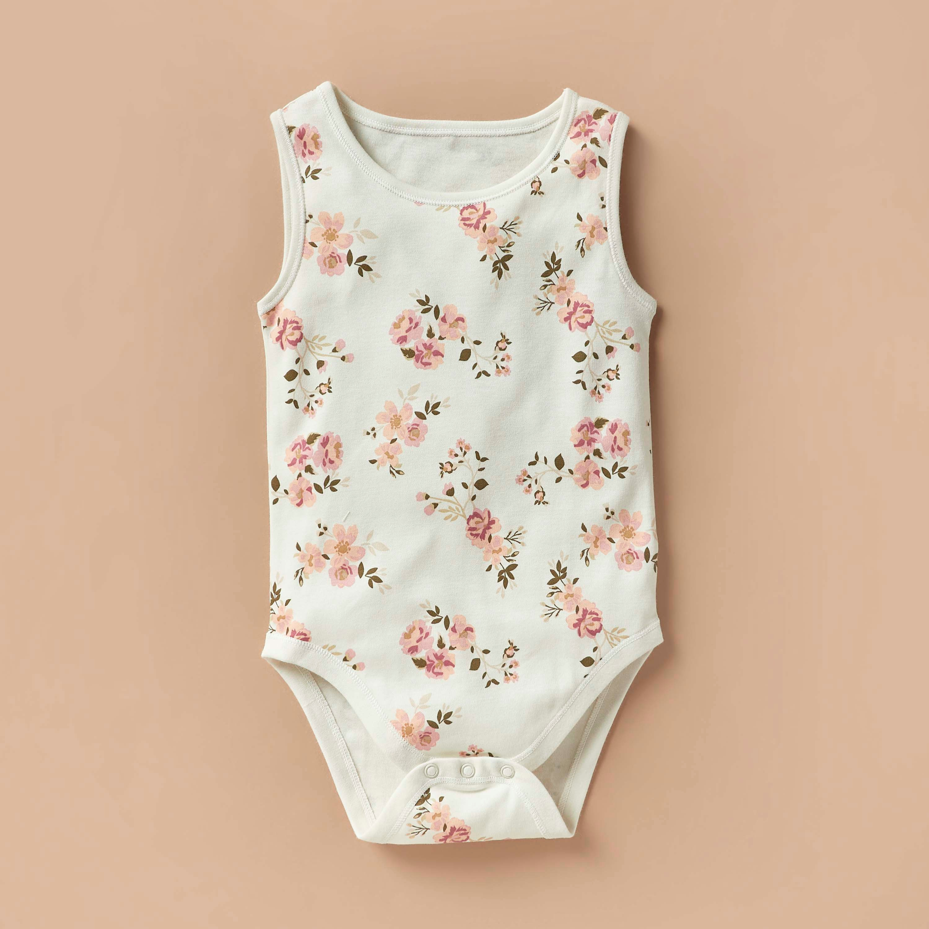 بودي سوت دون أكمام بطبعات من جونيورز - طقم من 7 قطع-baby-girls-clothing-bodysuits-image-2