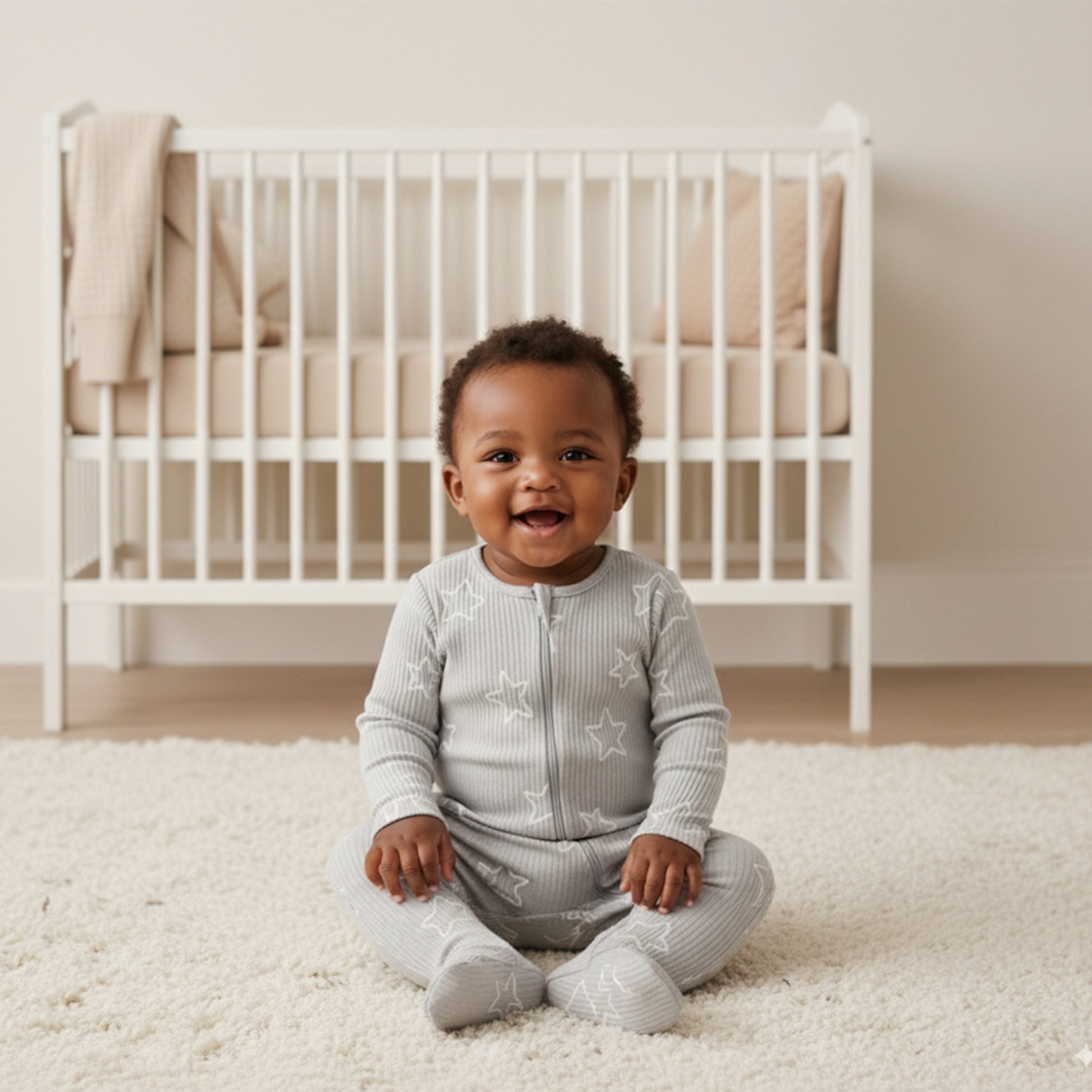 Juniors Round Neck Sleepsuit with Print - Cotton - Long Sleeves - Set of 3-baby-boys-clothing-nightwear-sleepsuits-image-8