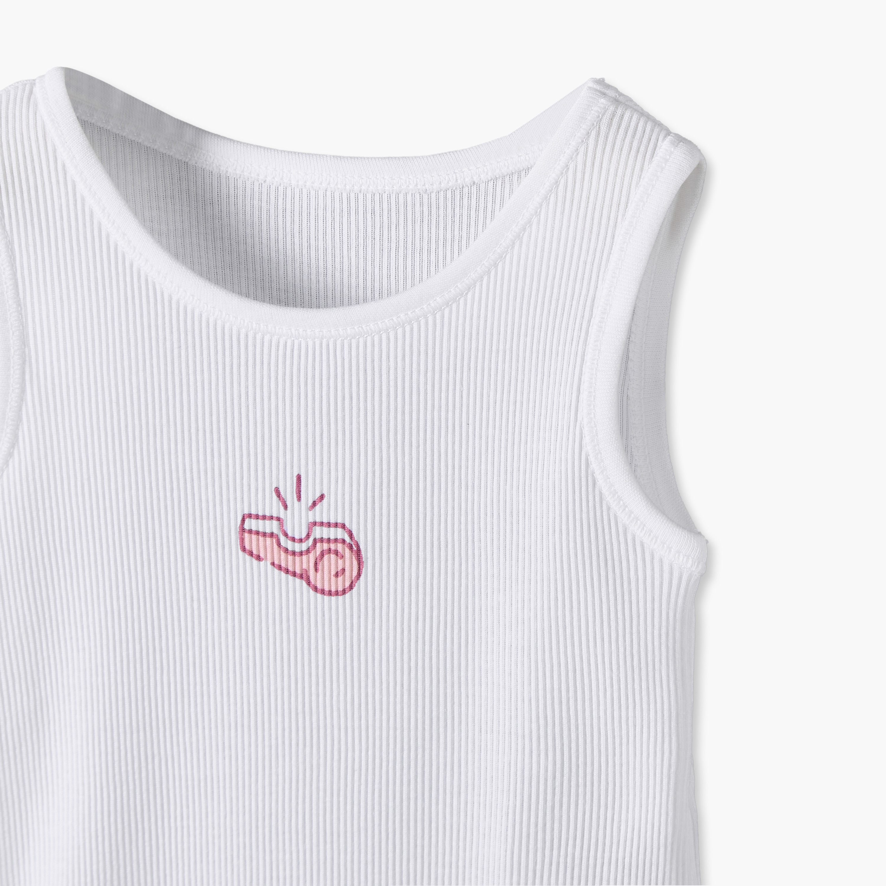 Pack of 7 Juniors Round Neck Sleeveless Bodysuit with Print-baby-boys-clothing-bodysuits-image-11