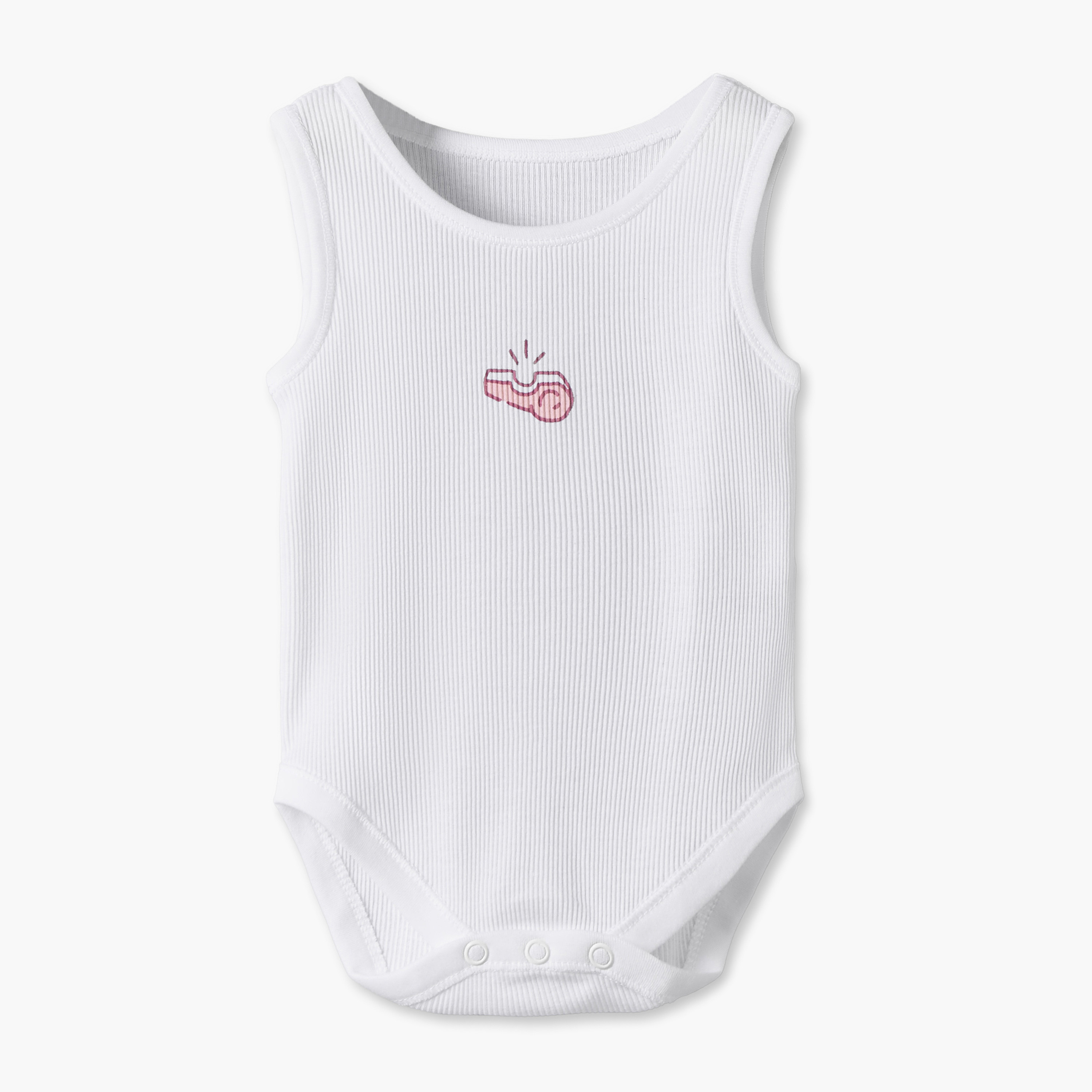 Pack of 7 Juniors Round Neck Sleeveless Bodysuit with Print-baby-boys-clothing-bodysuits-image-9